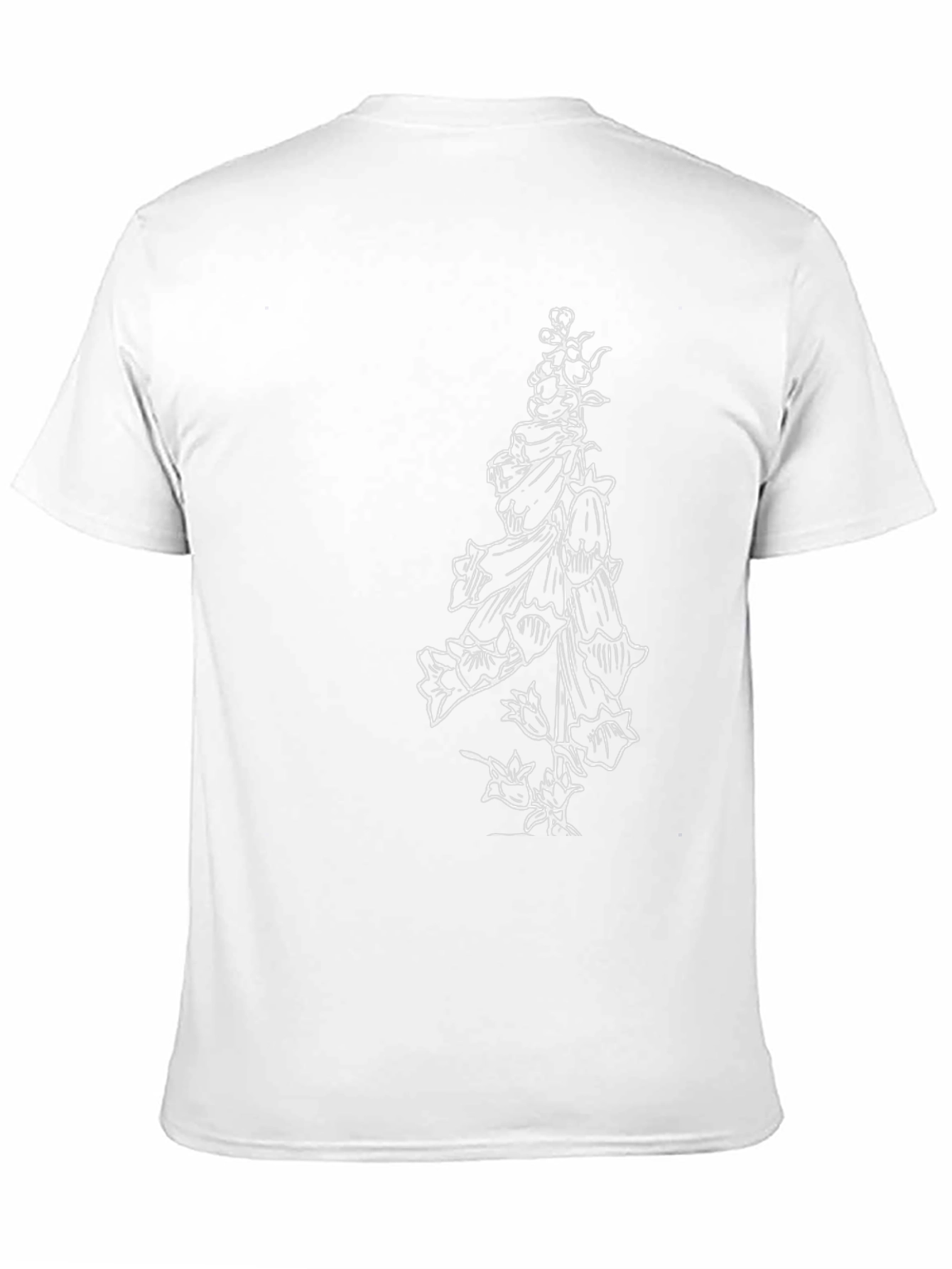 Black Floral Print Black T-Shirt view 11