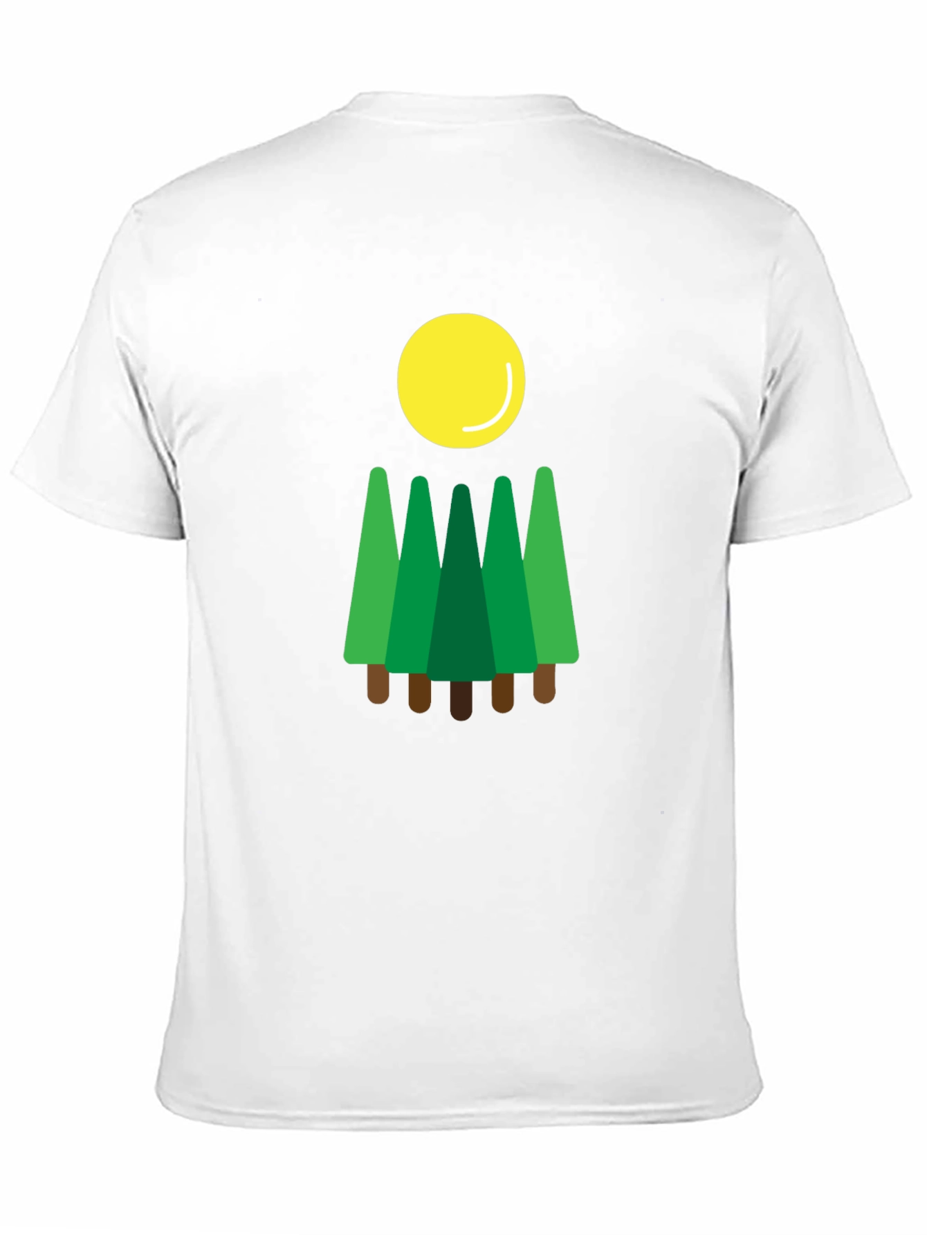 Black Forest Sun T-Shirt, Nature Graphic Tee view 11
