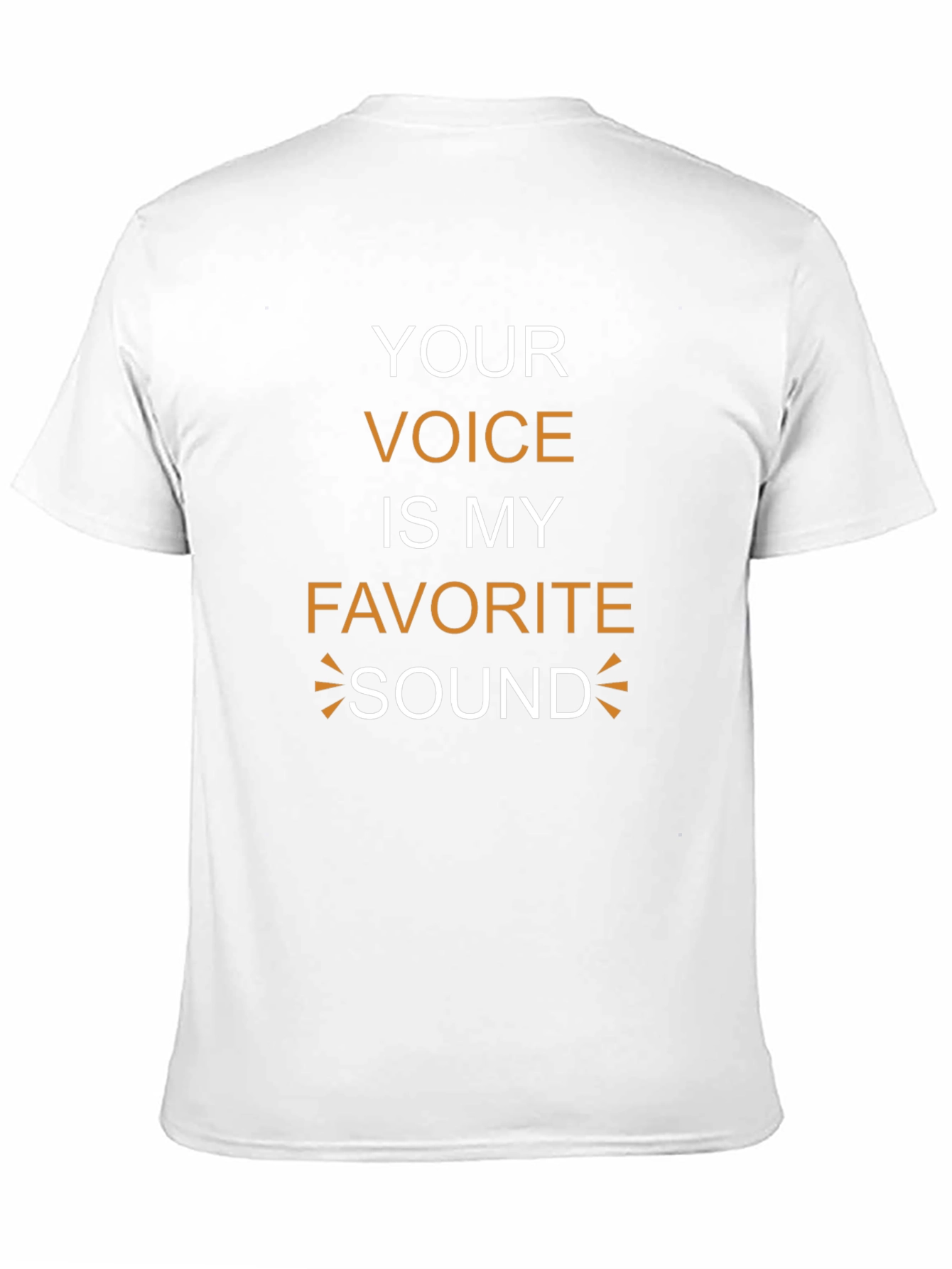 Black Your Voice Is My Favorite Sound Black T-Shirt view 11
