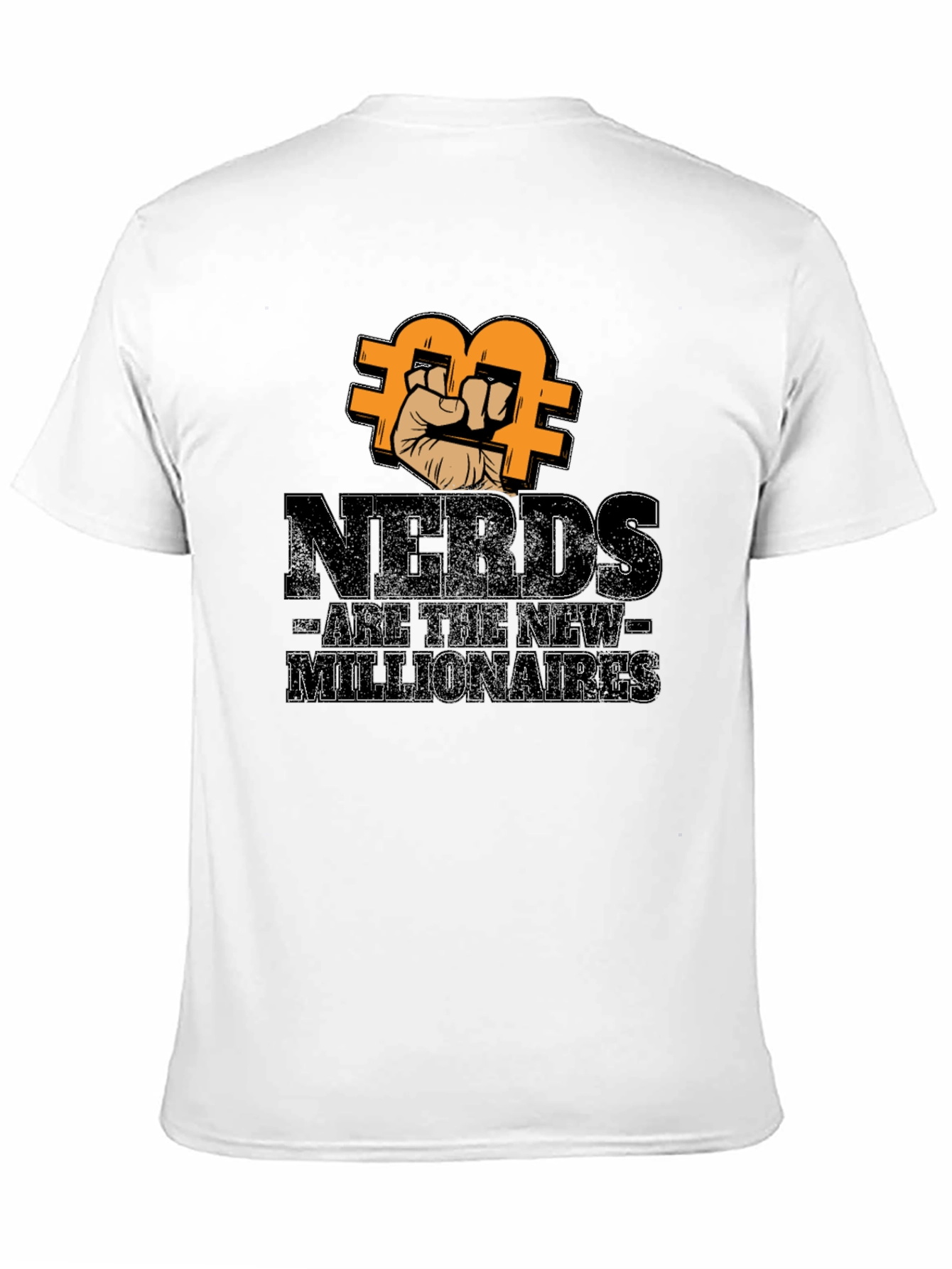 Black Nerds Are The New Millionaires Bitcoin T-Shirt view 11