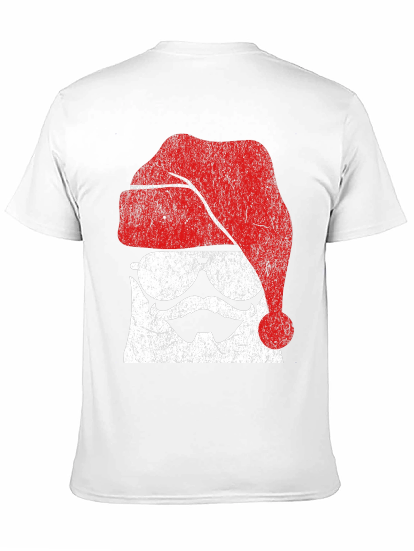 Black Festive Santa Stormtrooper Graphic Tee view 11