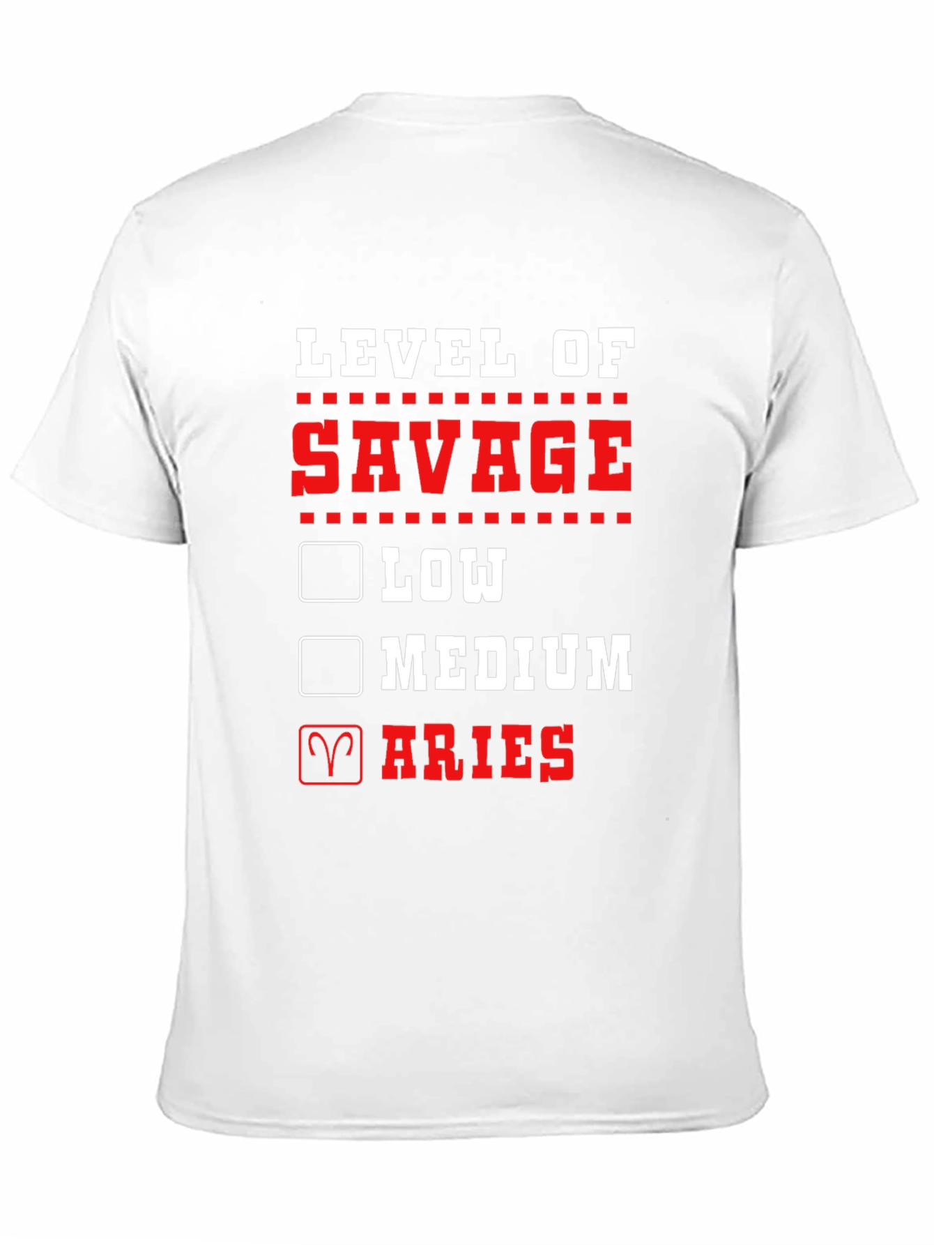 Black Level of Savage Aries T-Shirt view 11