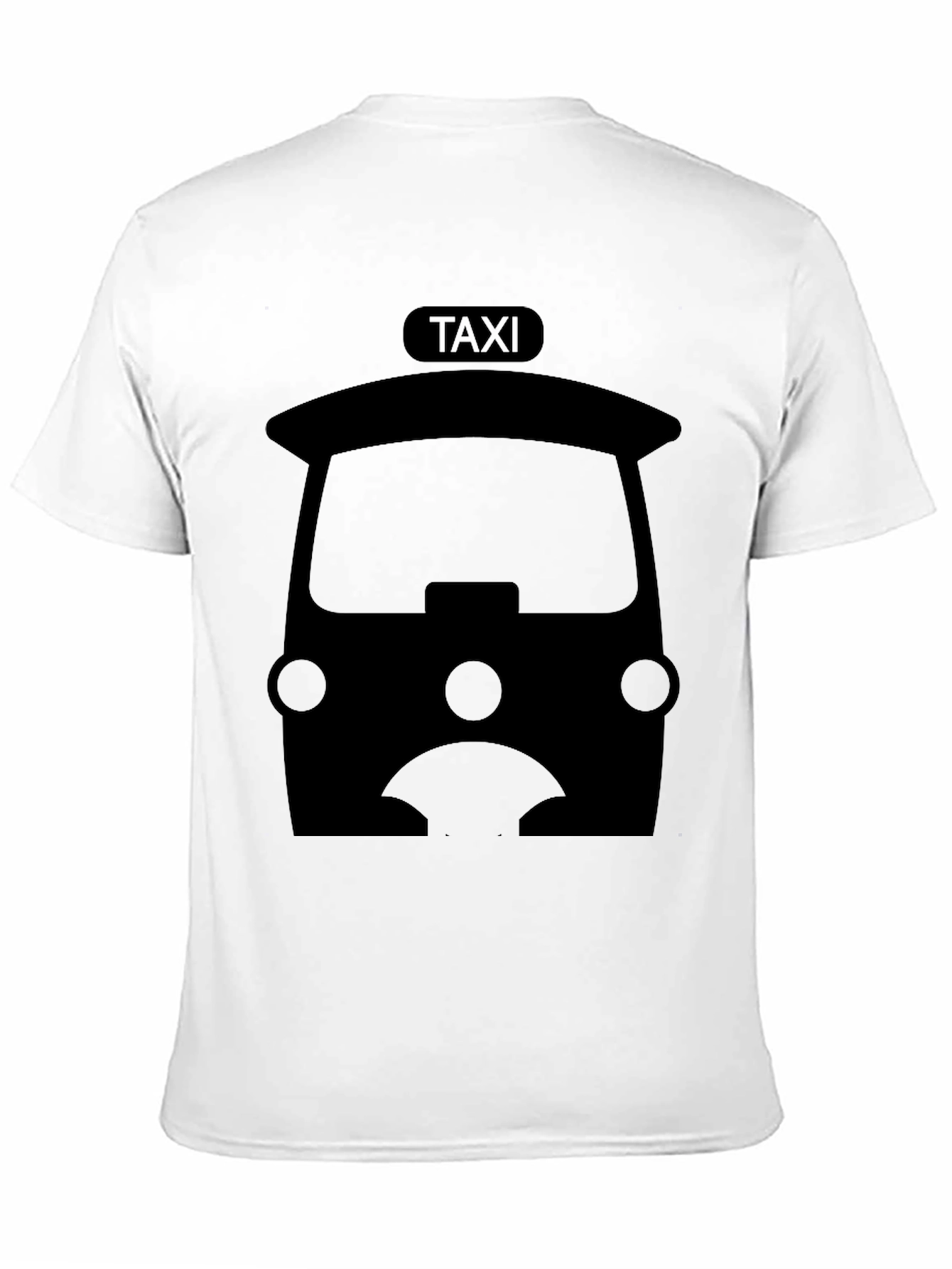 Black Taxi Graphic Tee - Unisex Black T-Shirt view 11