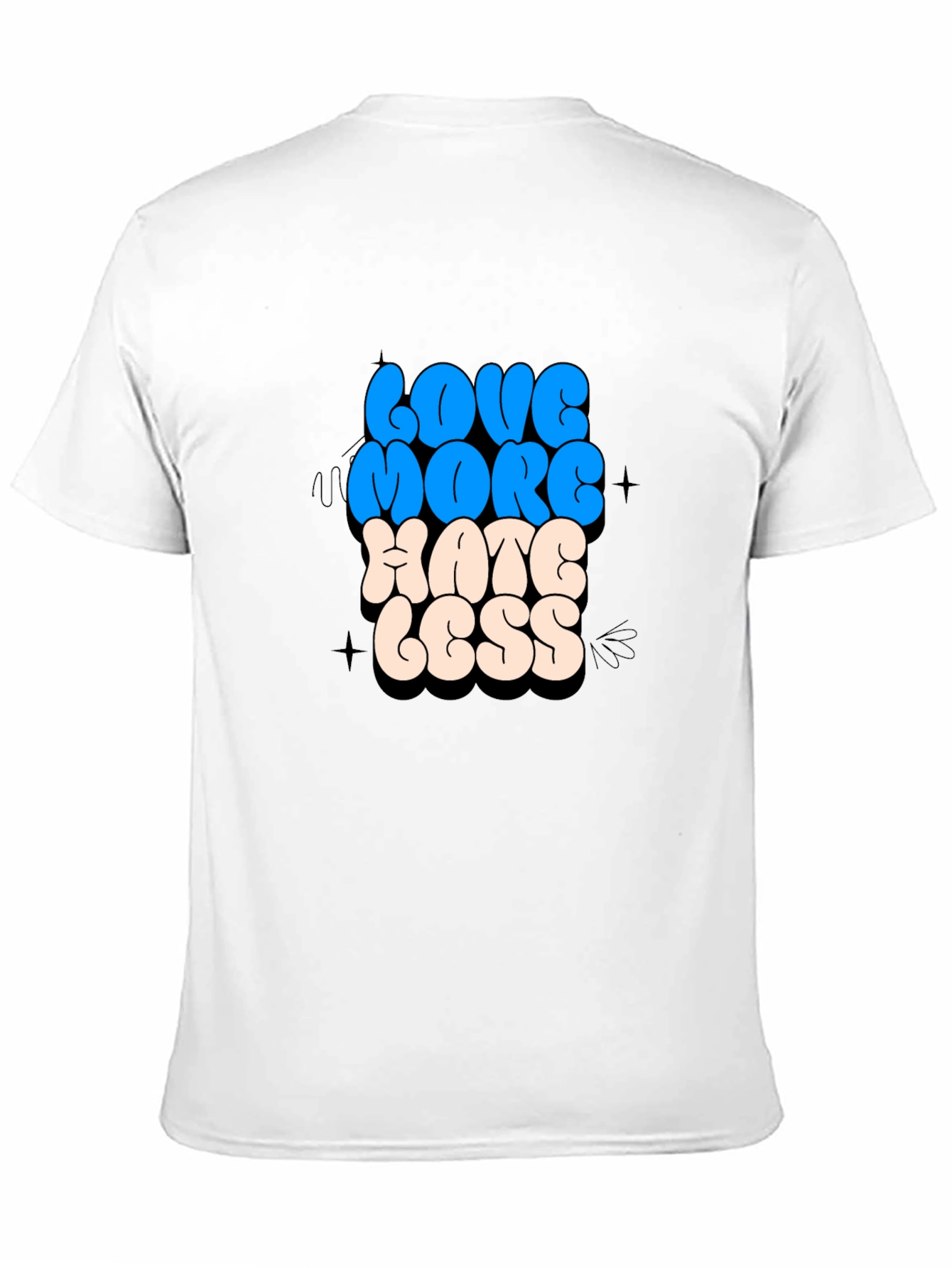 Black Love More Hate Less Graphic Tee view 11
