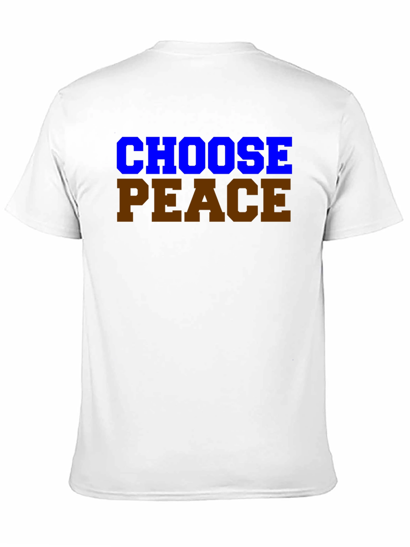 Black Choose Peace Graphic T-Shirt - Black Casual Tee view 11