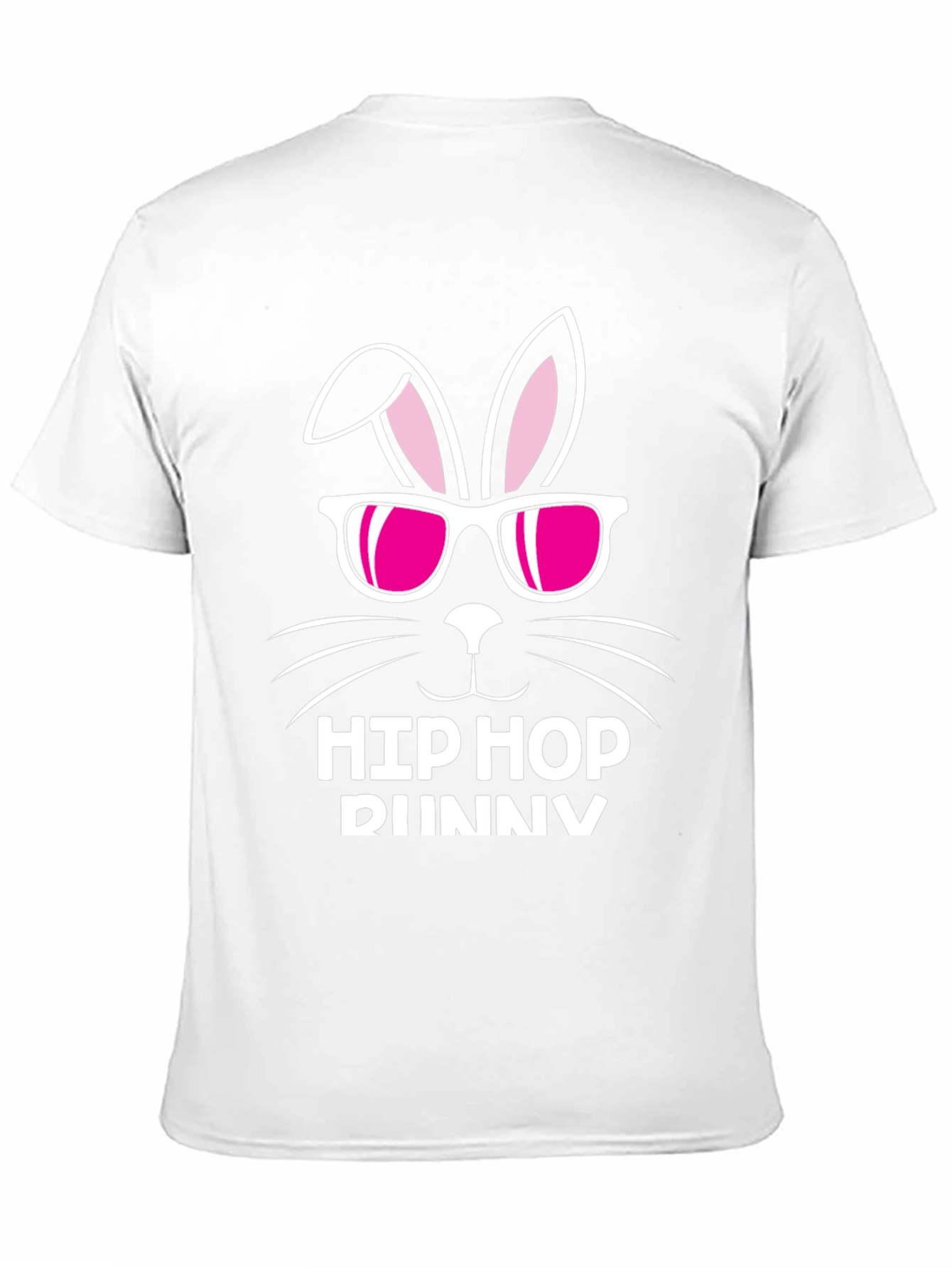 Black Hip Hop Bunny T-Shirt: Cool Easter Style view 11