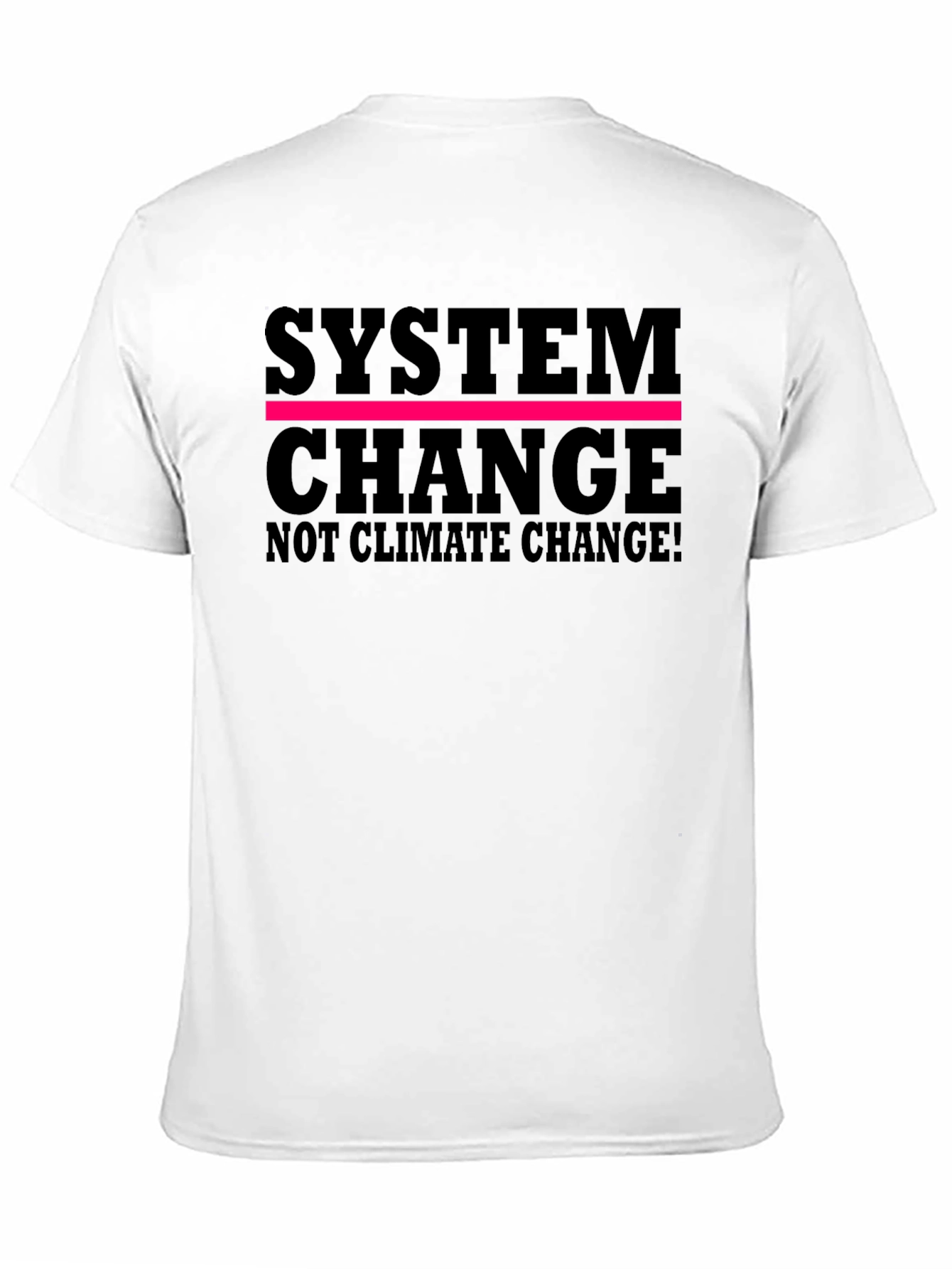Black System Change T-Shirt - Climate Activism Tee view 11
