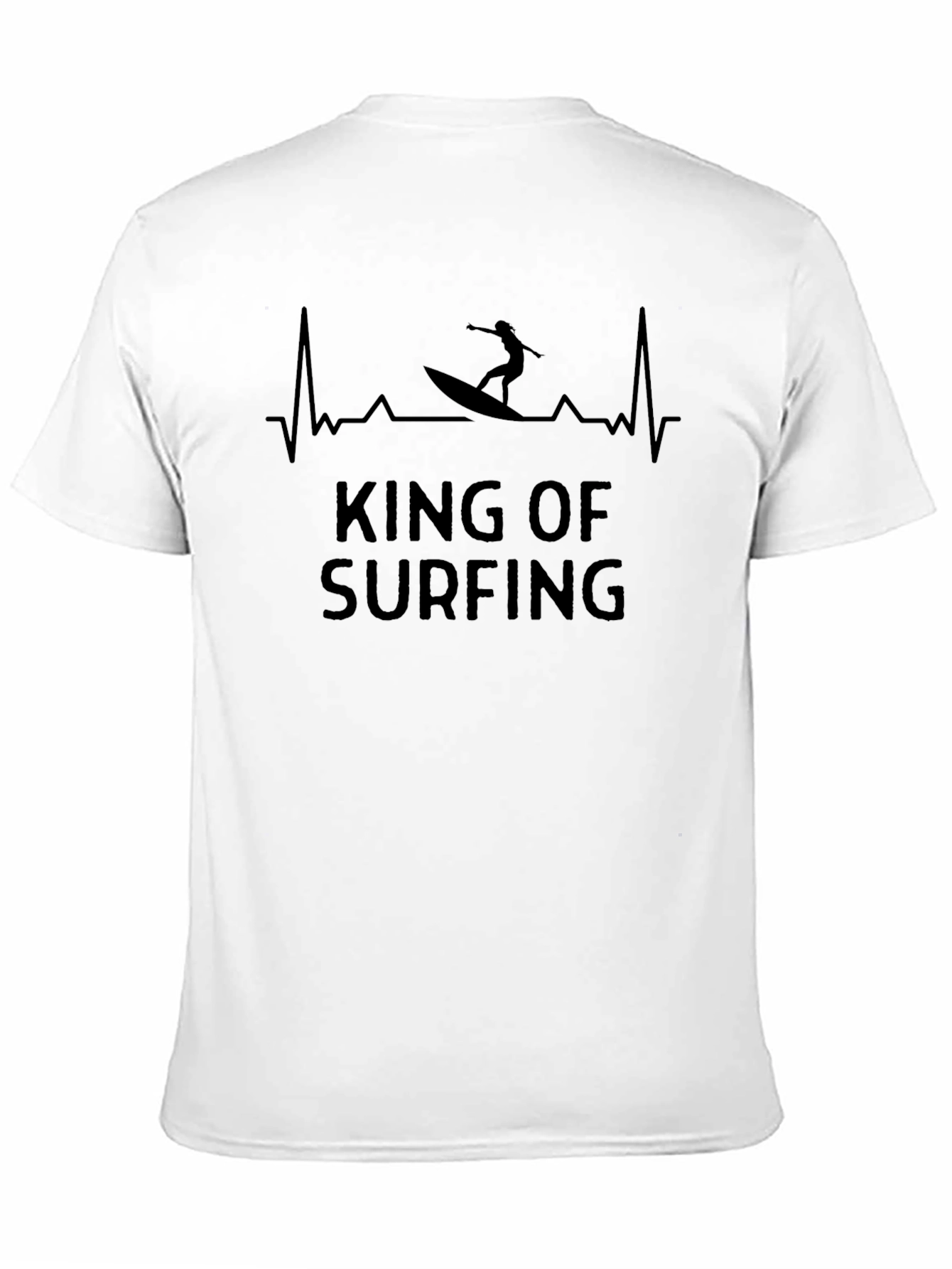 Black King of Surfing Black T-Shirt view 11