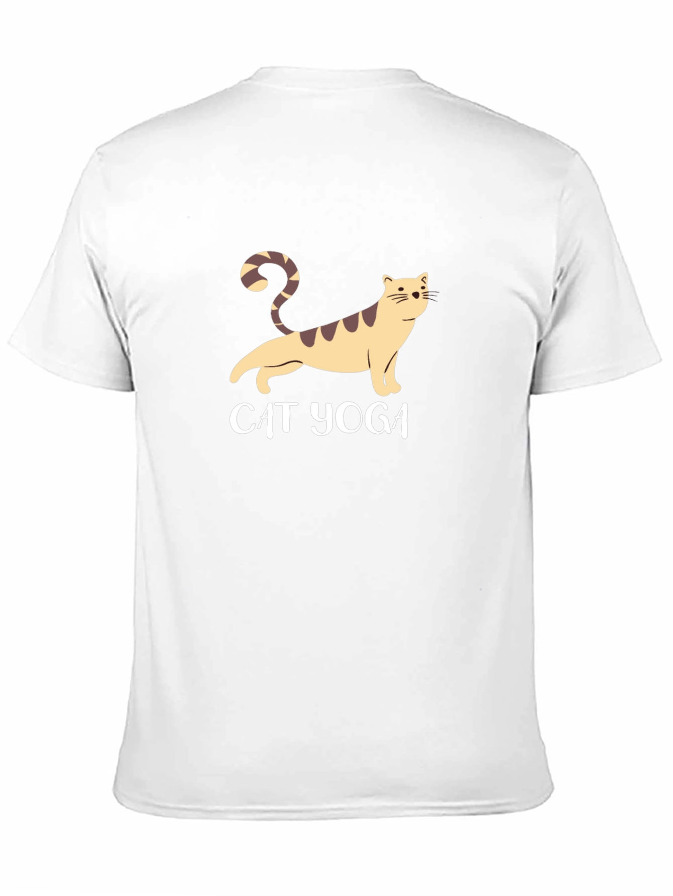 Black Cat Yoga Graphic T-Shirt - Unisex Black Tee view 11