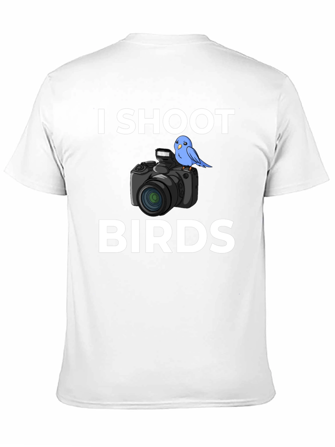 Black I Shoot Birds Graphic T-Shirt view 11