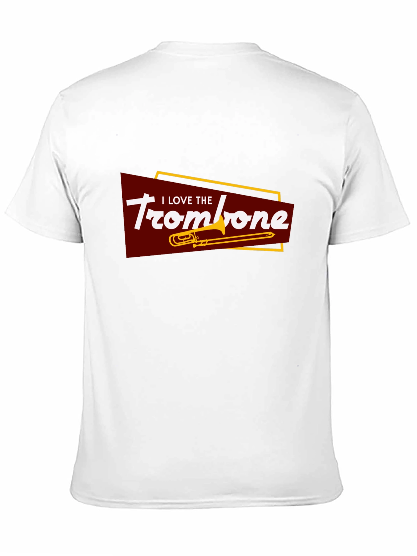 Black I Love The Trombone Black T-Shirt view 11