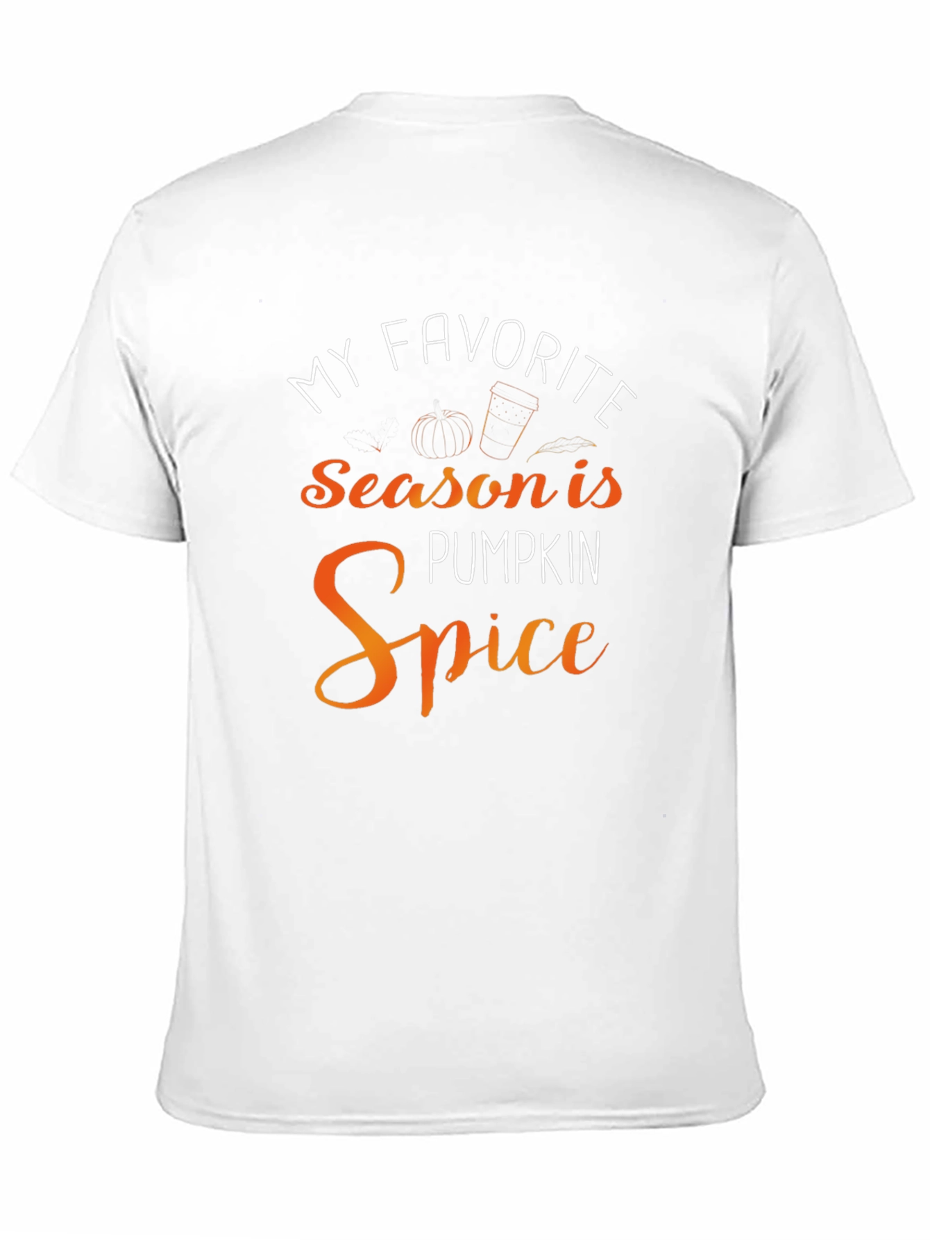 Black Pumpkin Spice Season T-Shirt, Black view 11