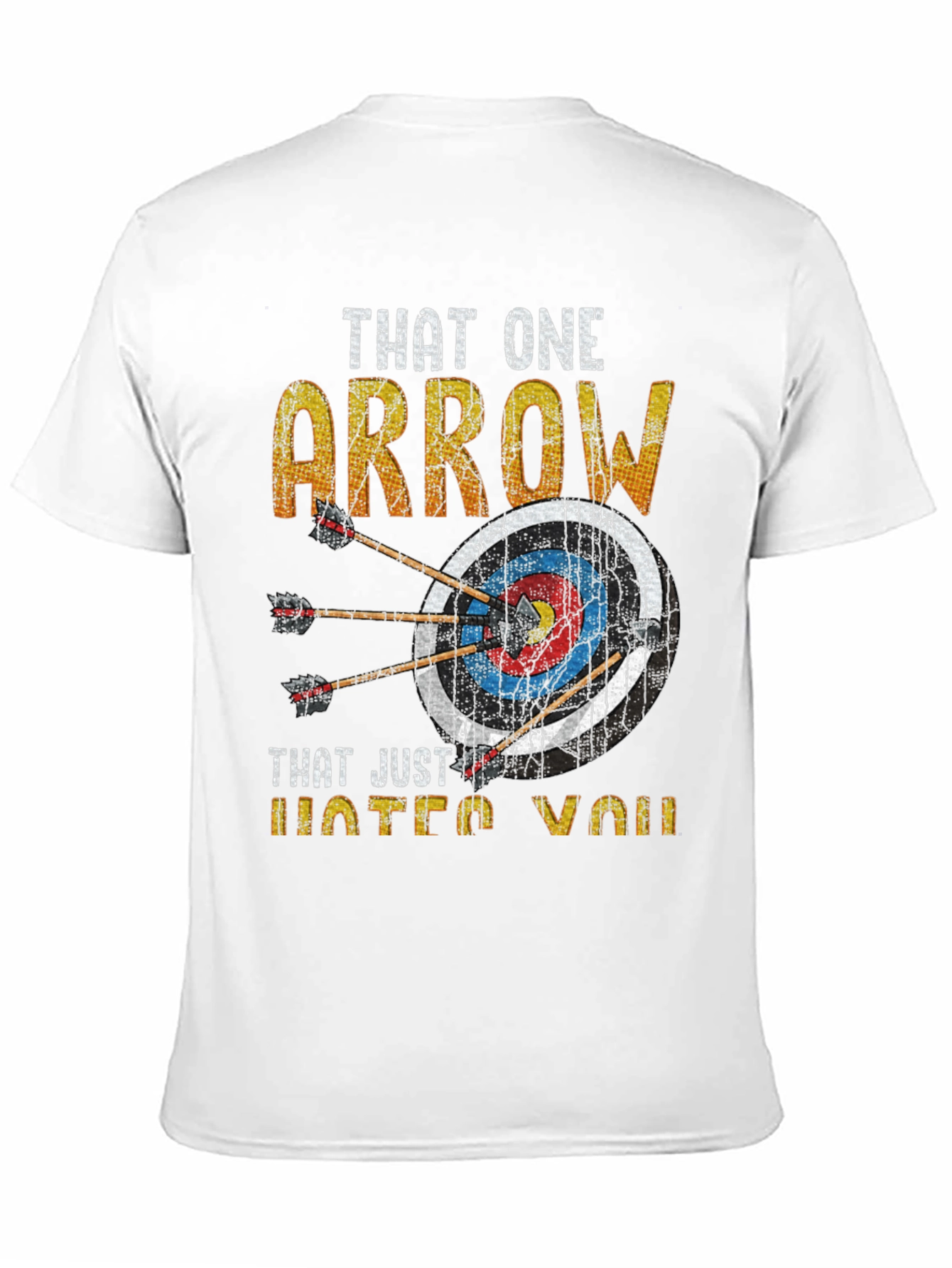 Black Archery Arrow T-Shirt - Humor Target Tee view 11