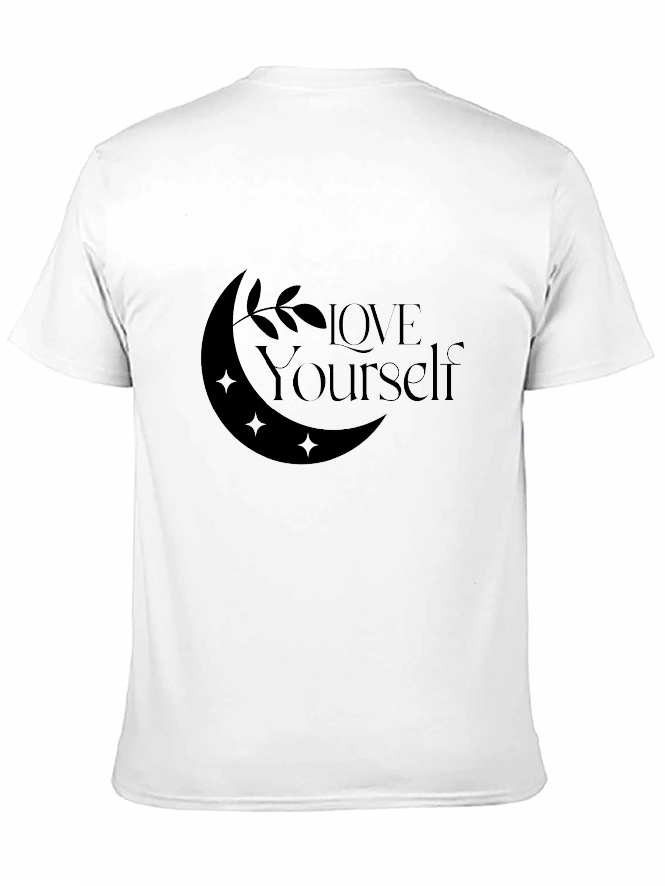 Black Love Yourself Black T-Shirt view 11