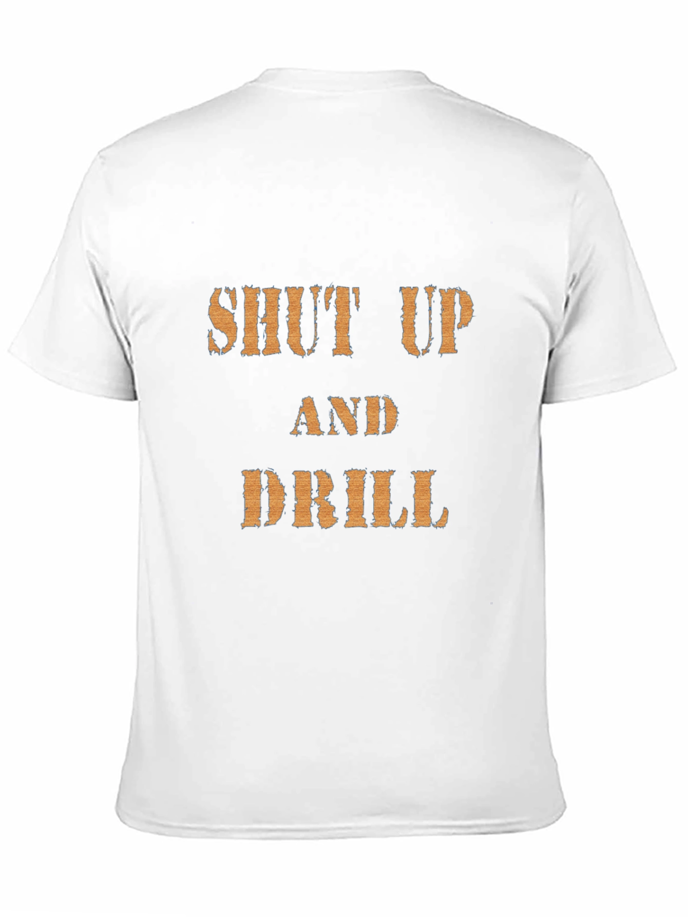 Black Shut Up and Drill Graphic Tee - Black Cotton T-Shirt view 11