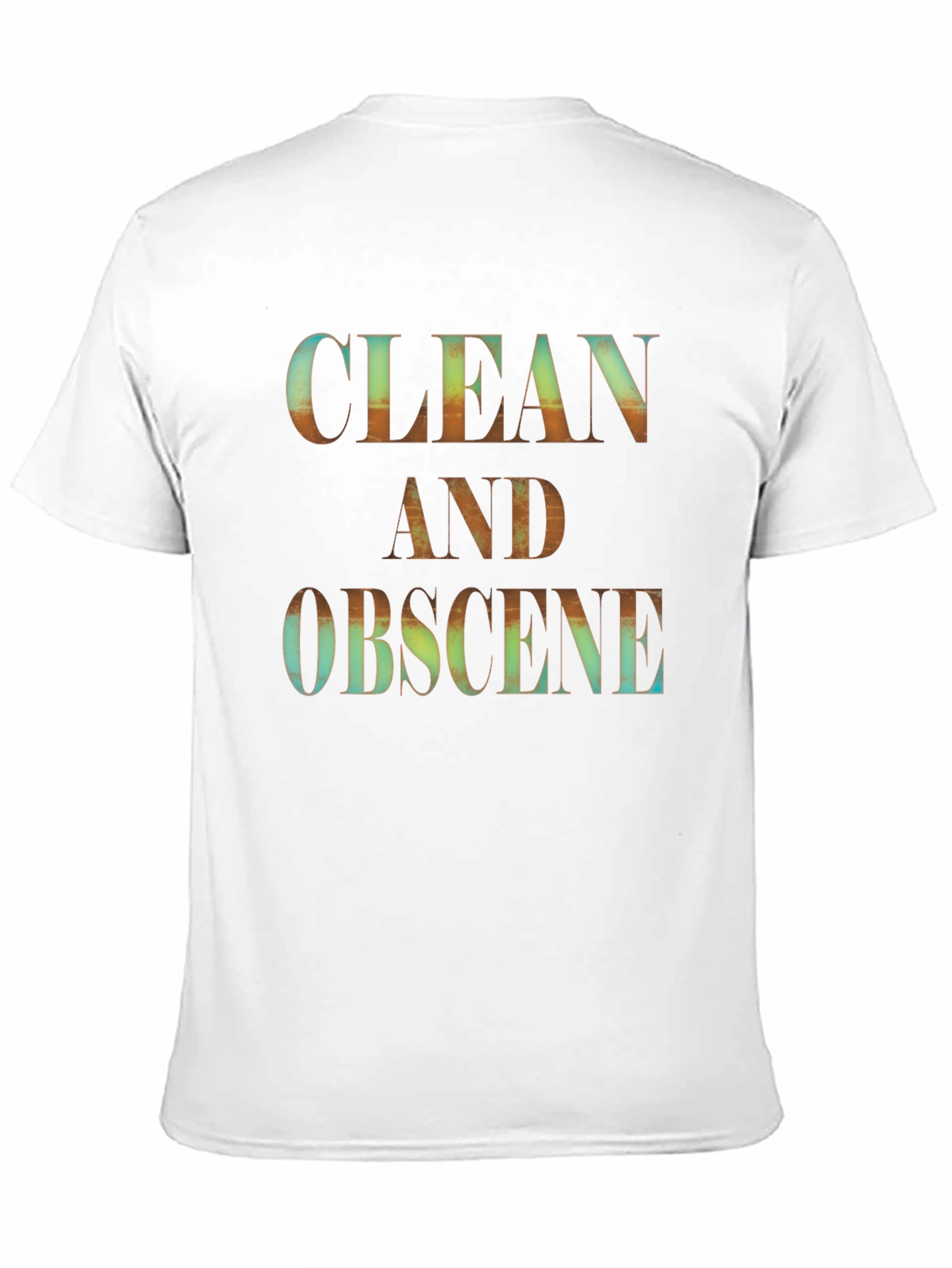 Black Clean and Obscene Graphic Tee - Black Unisex view 11