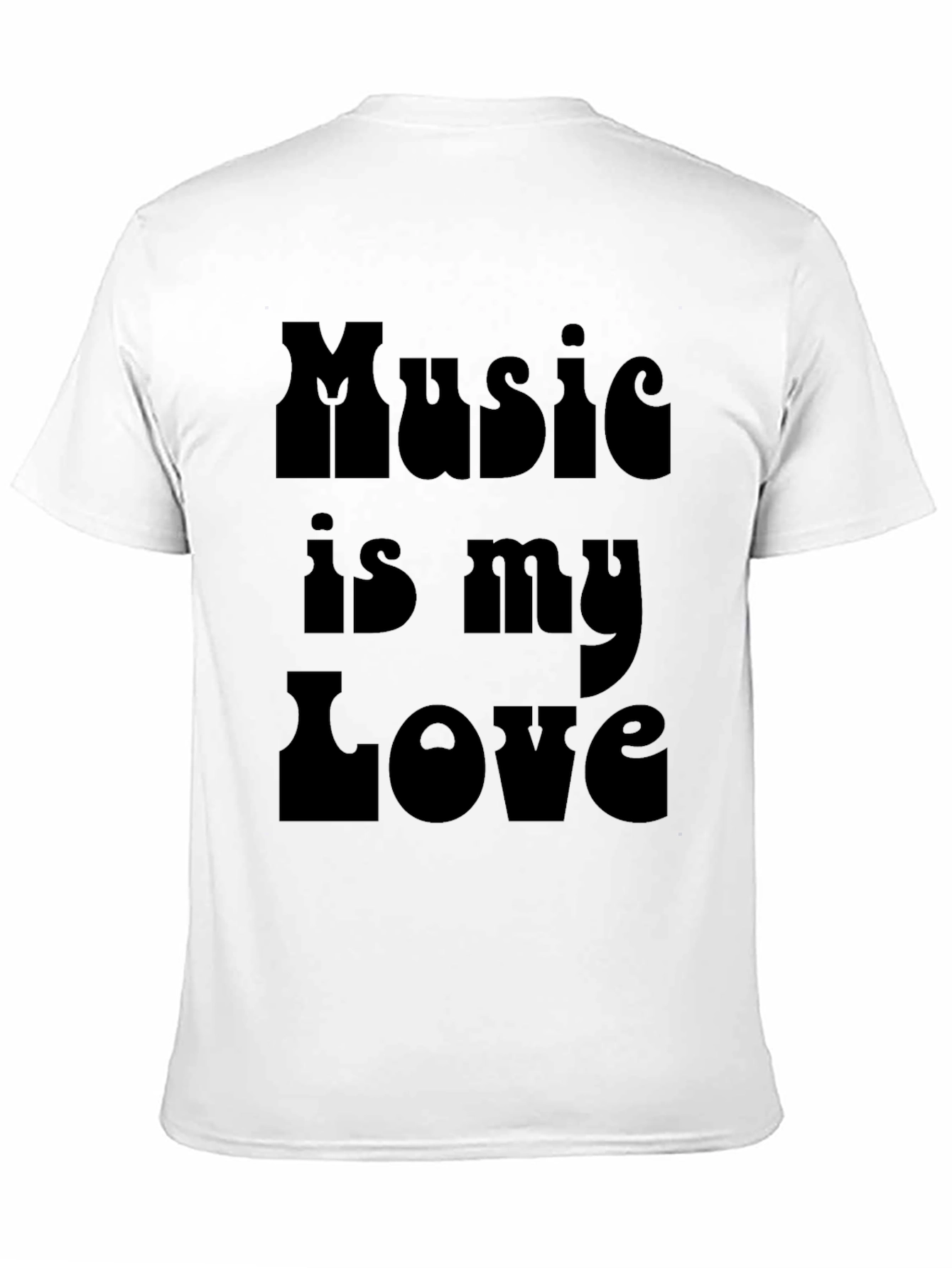 Black Music is My Love Black Graphic Tee view 11
