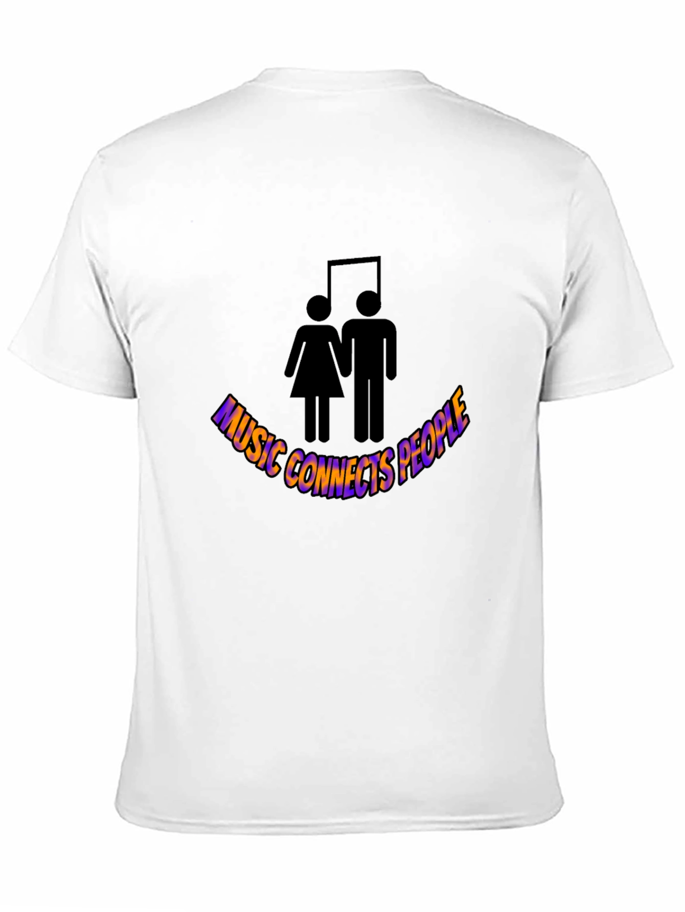 Black Music Connects People Black Graphic Tee view 11