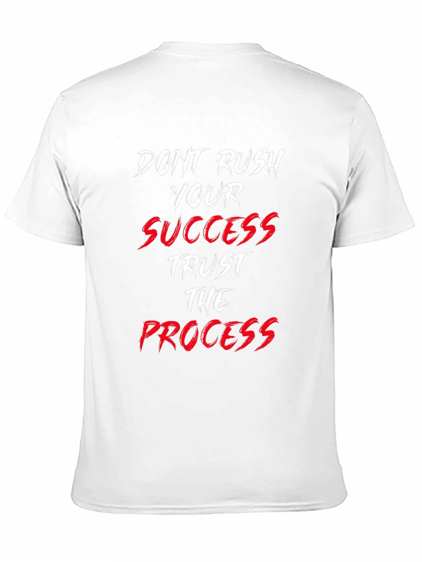 Black Motivational Graphic Tee - Don't Rush Success view 11