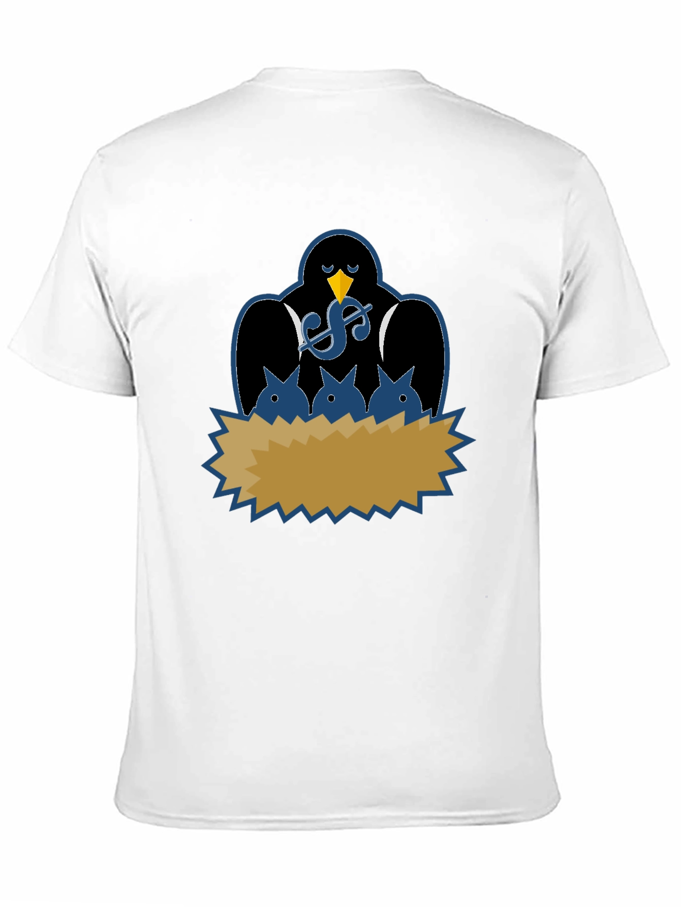 Black Money Bird Nest T-Shirt - Soft Cotton Tee view 11