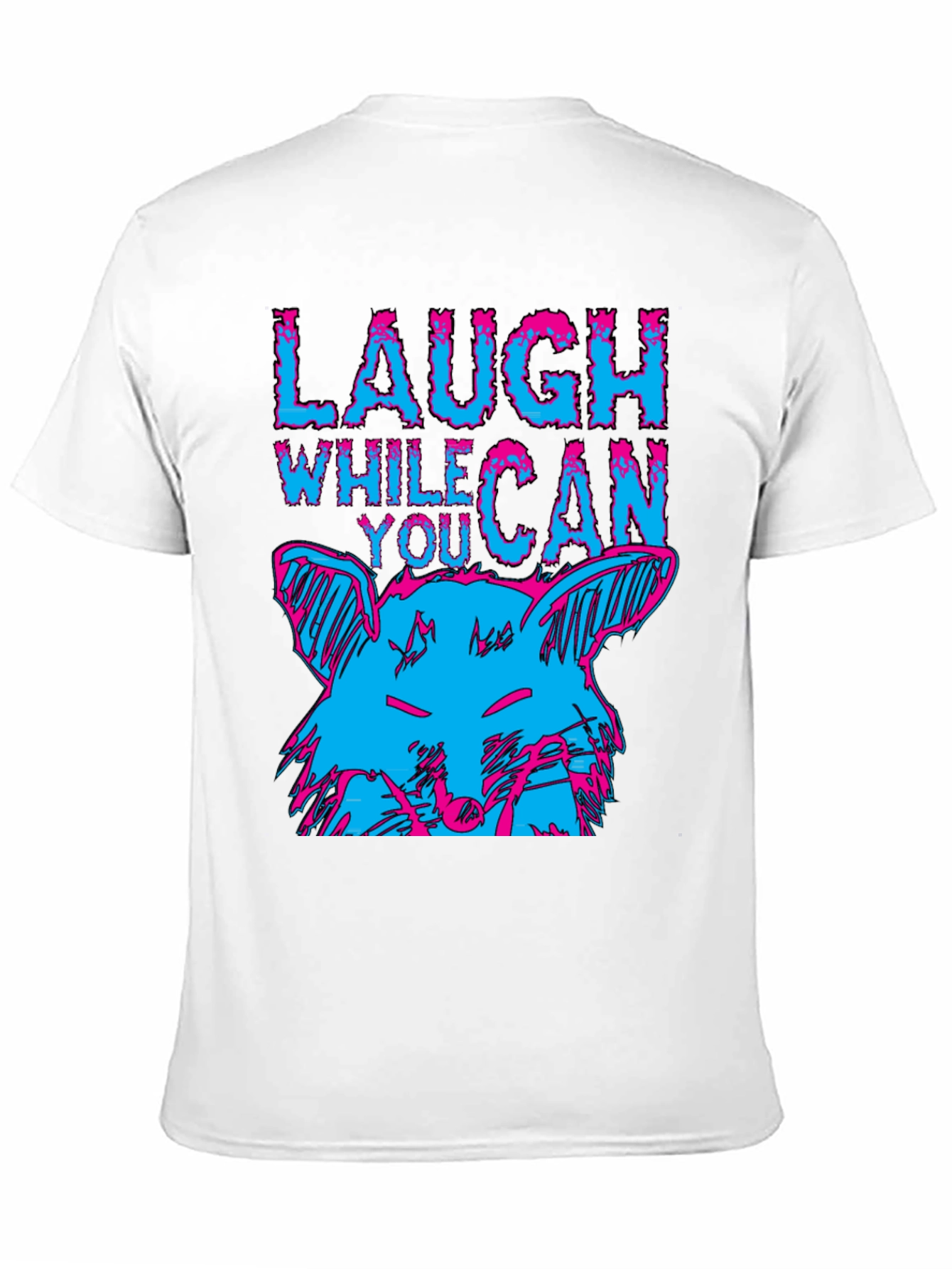 Black Laugh While You Can Graphic Tee view 11