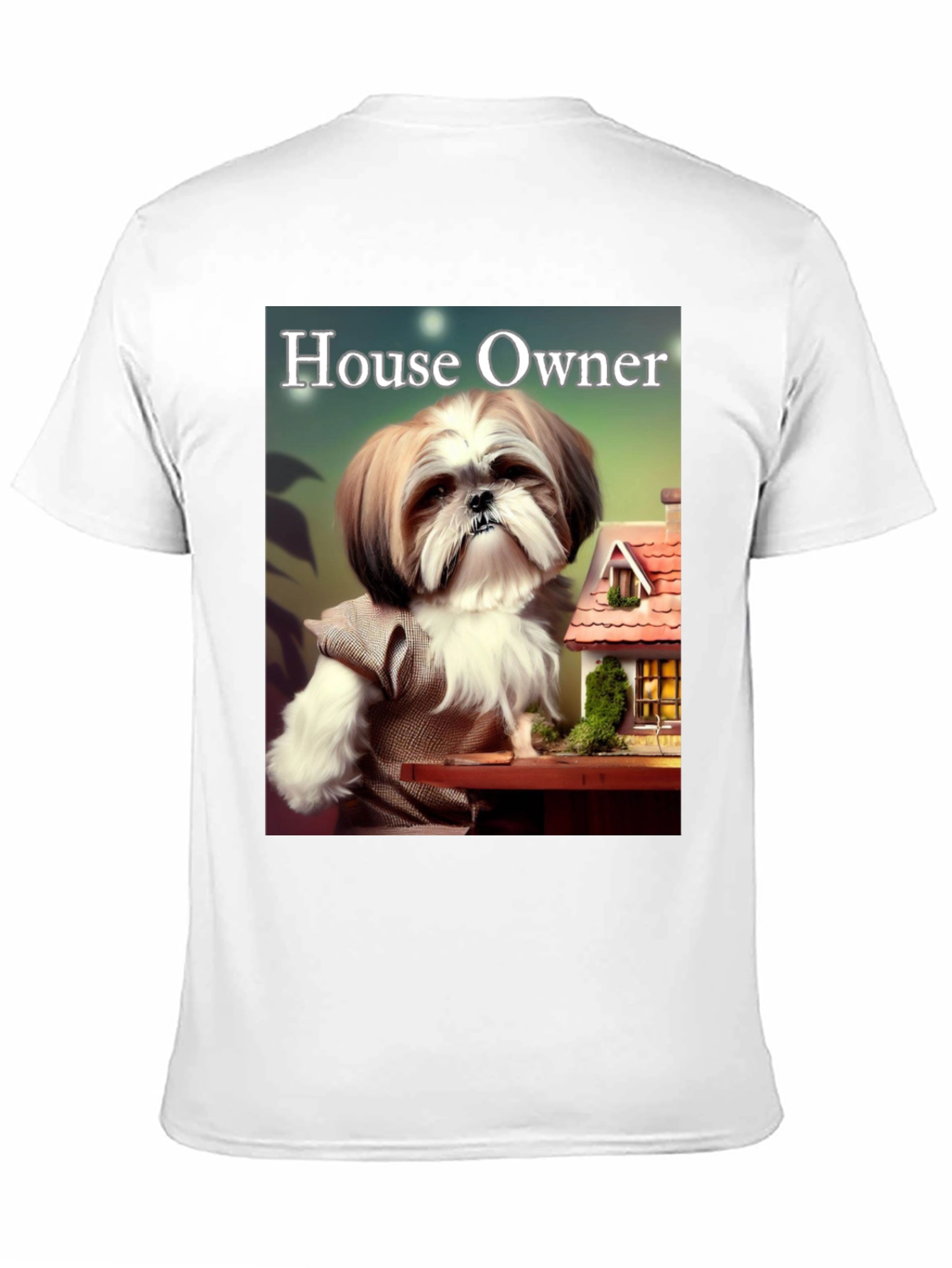 Black House Owner Dog T-Shirt view 11