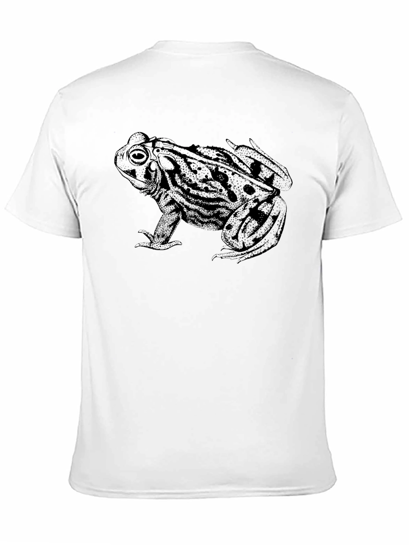 Black Black Frog Graphic T-Shirt - Men's Casual Tee view 11