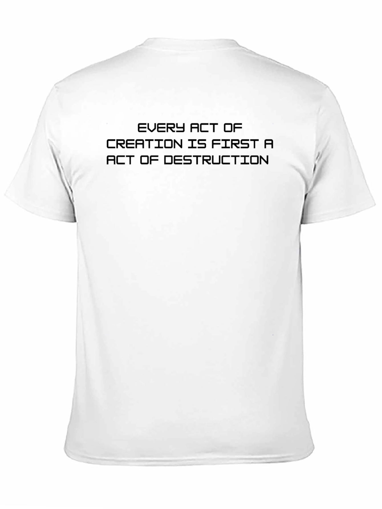 Black Every Act Black Graphic Tee view 11