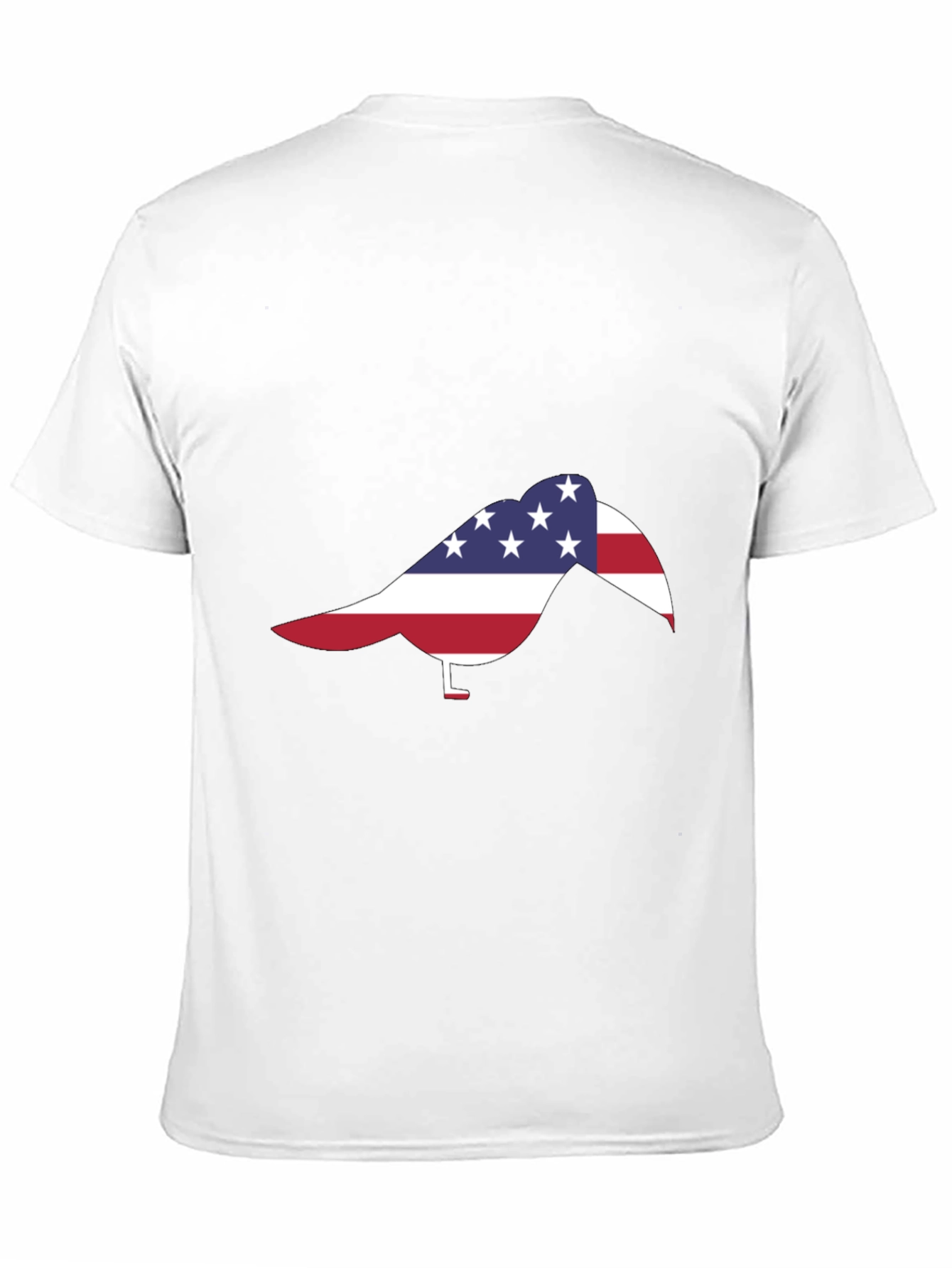 Black American Flag Turkey Black T-Shirt view 11