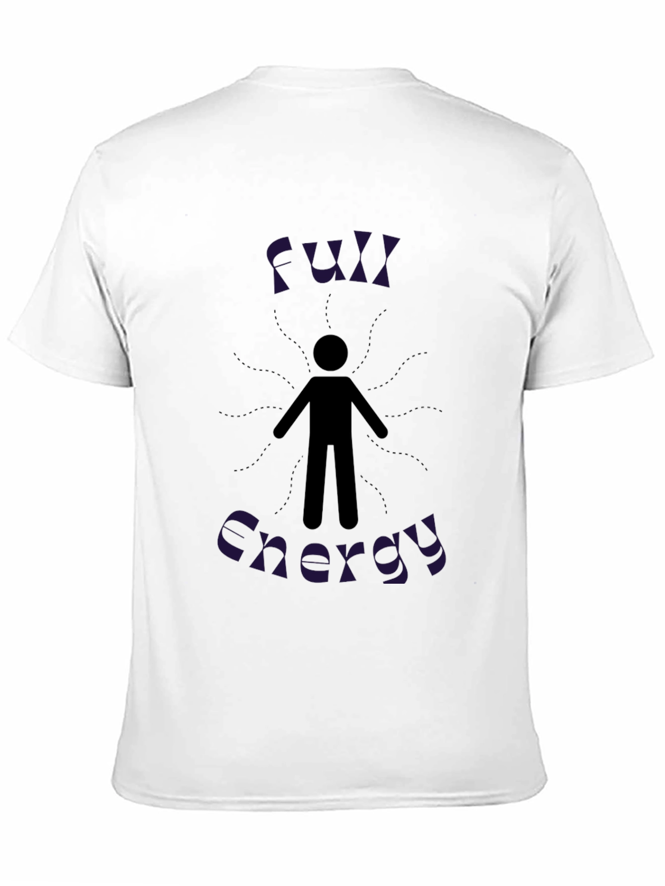 Full Energy Graphic Tee - Black Cotton Comfort - 11