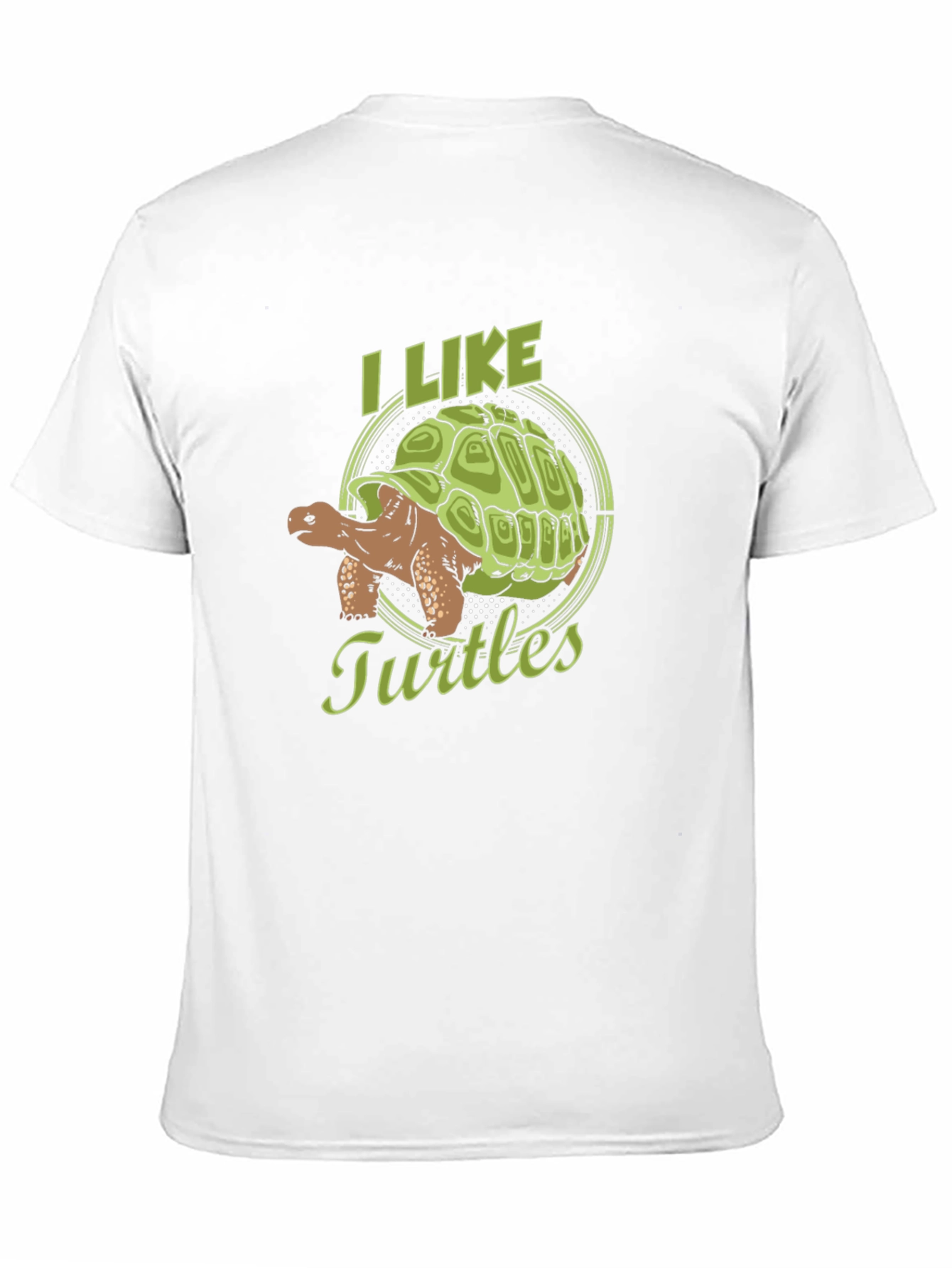 Black I Like Turtles Graphic T-Shirt view 11
