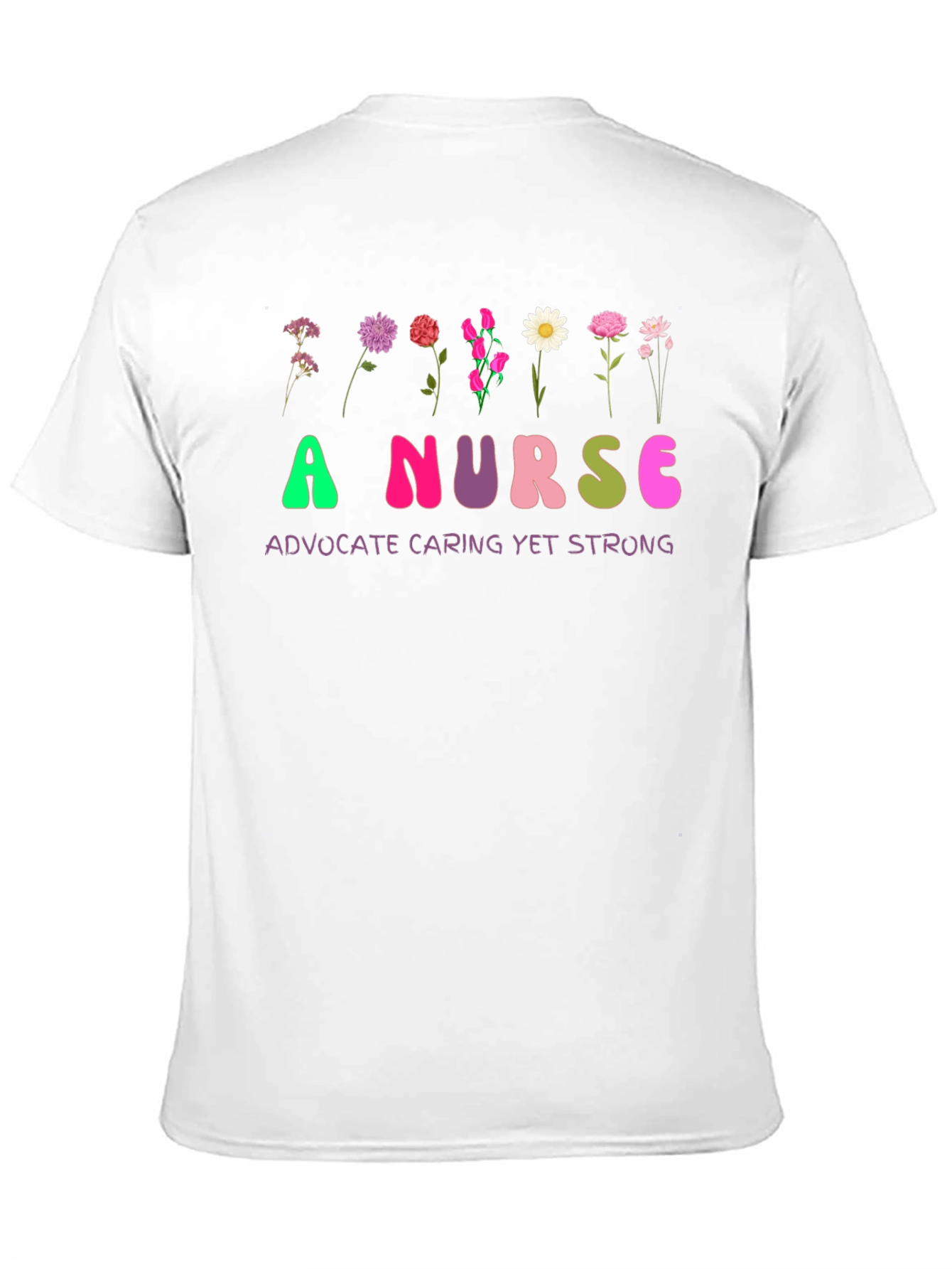 Black A Nurse Advocate Caring Yet Strong T-Shirt view 11