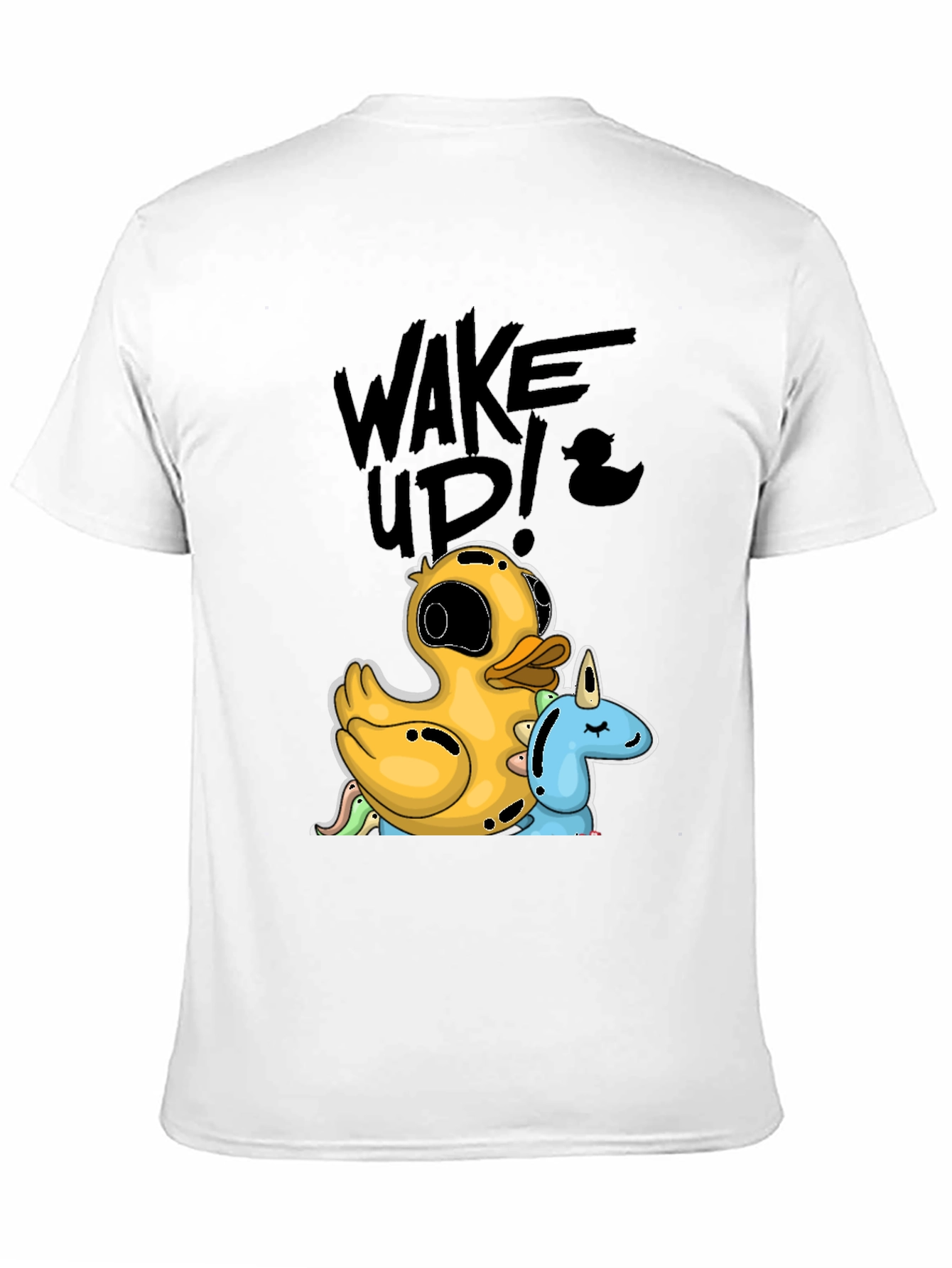 Black Duck & Unicorn Graphic Tee - Wake Up! view 11