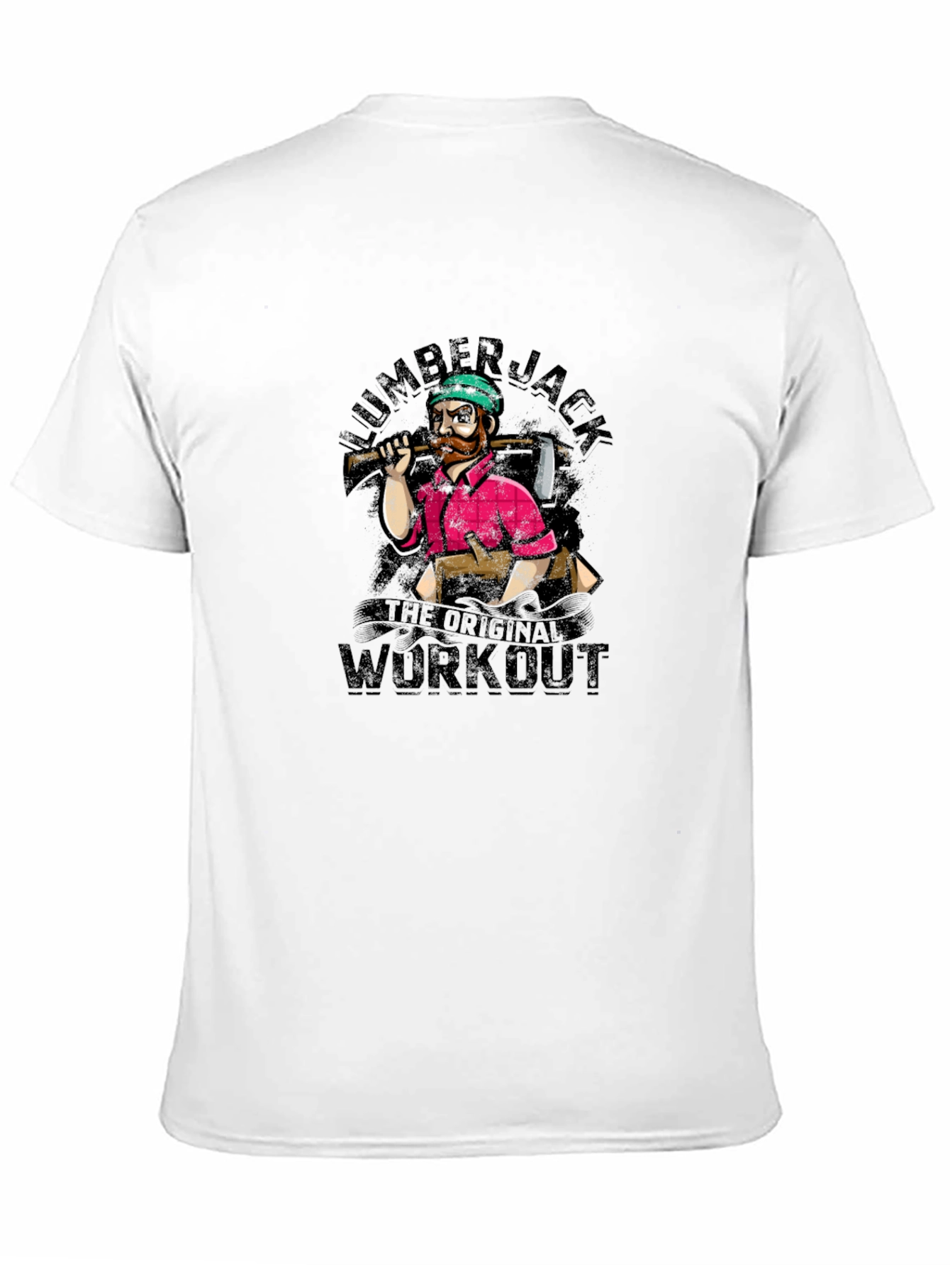 Black Lumberjack Workout Graphic Tee view 11
