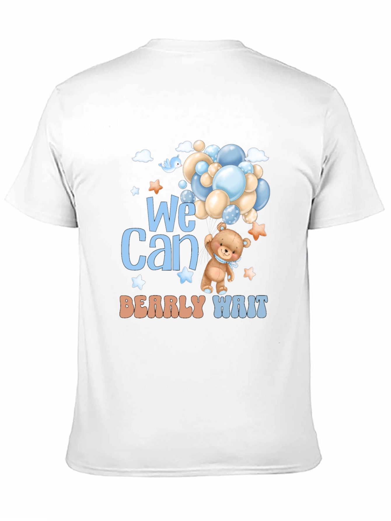 Baby Shower "Bearly Wait" T-Shirt - 11