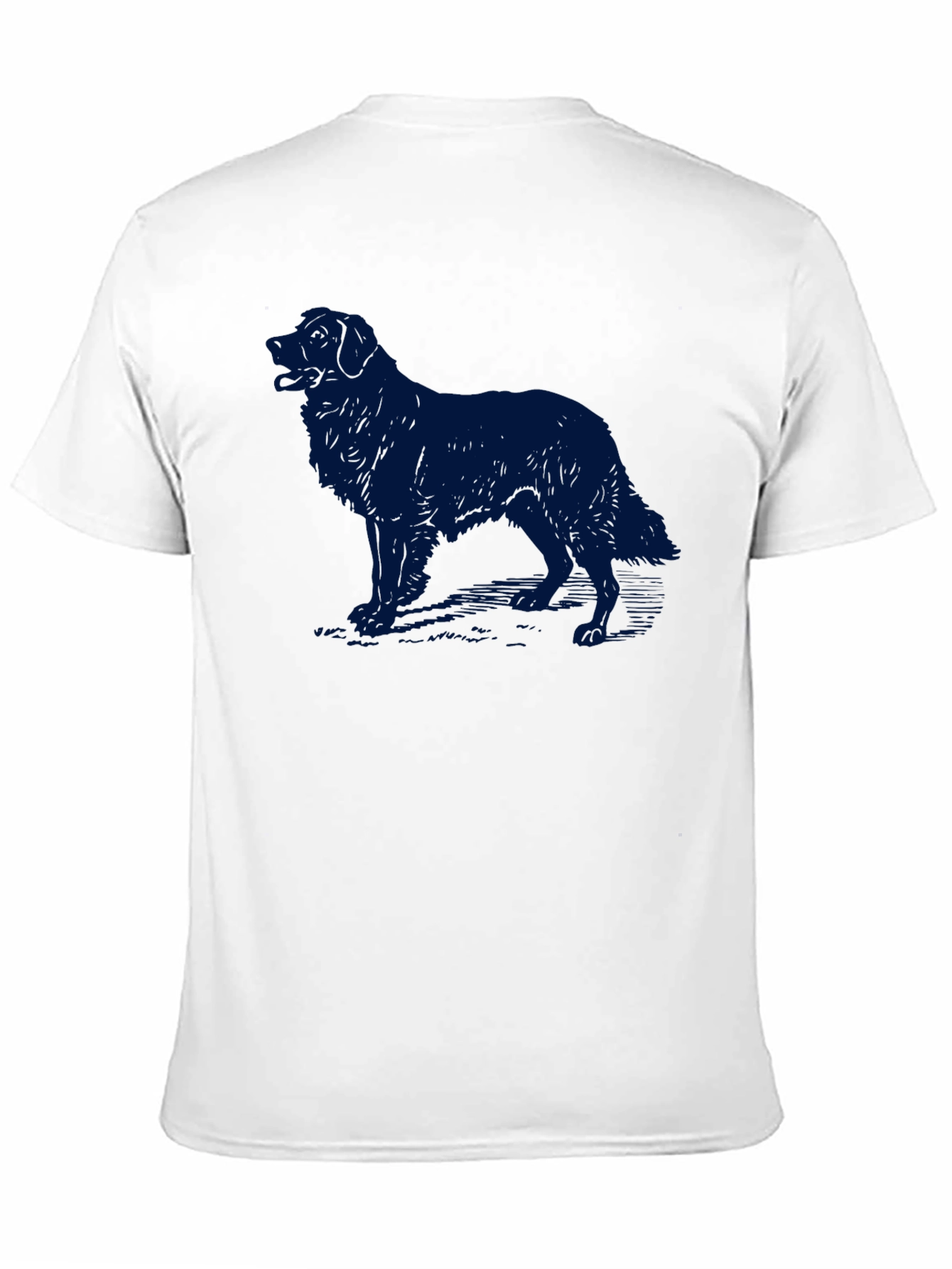 Black Dog Silhouette Graphic Tee - Black view 11