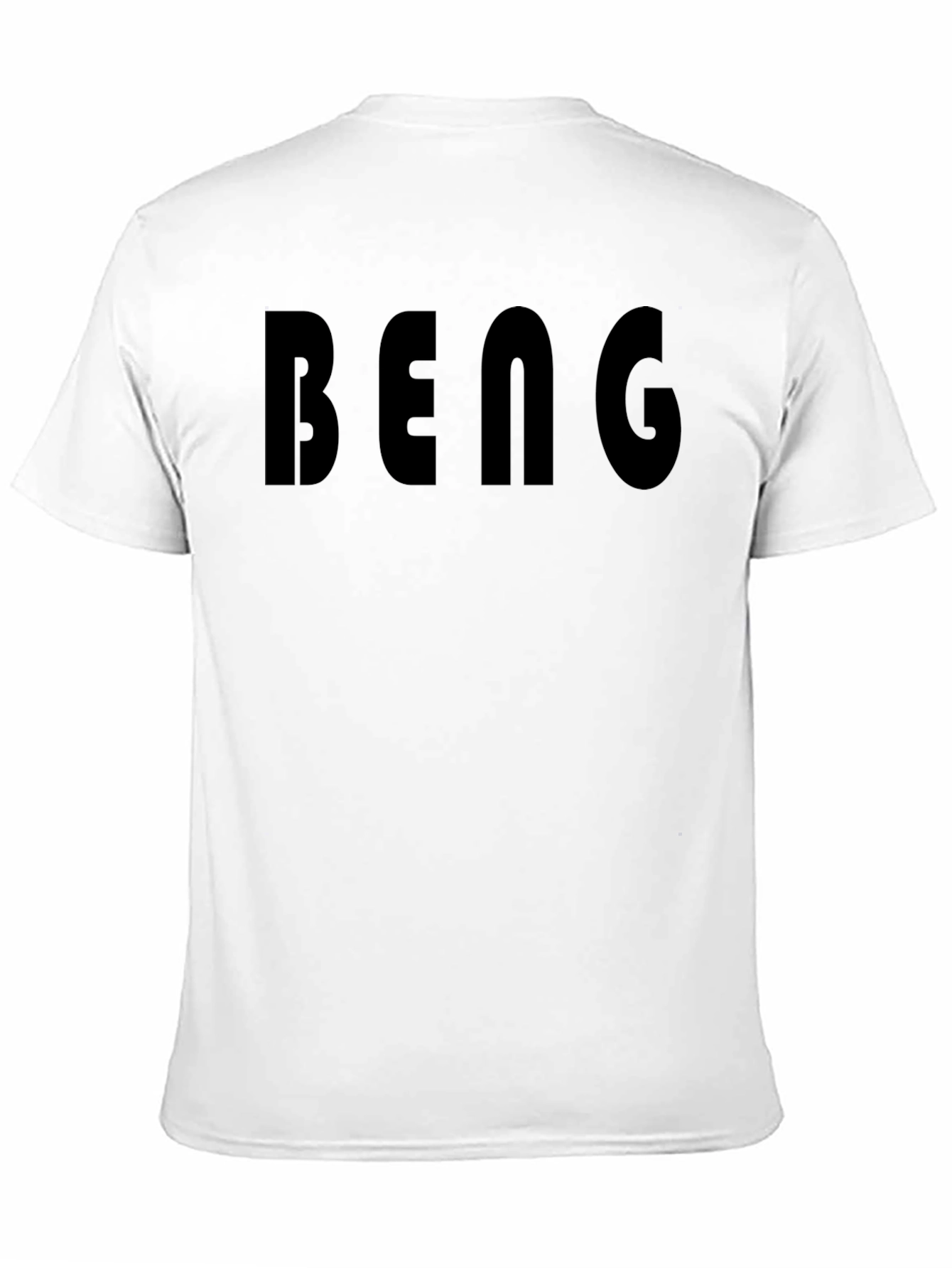 Black Bold 'BENG' Black Graphic Tee - Men's Casual Short Sleeve view 11