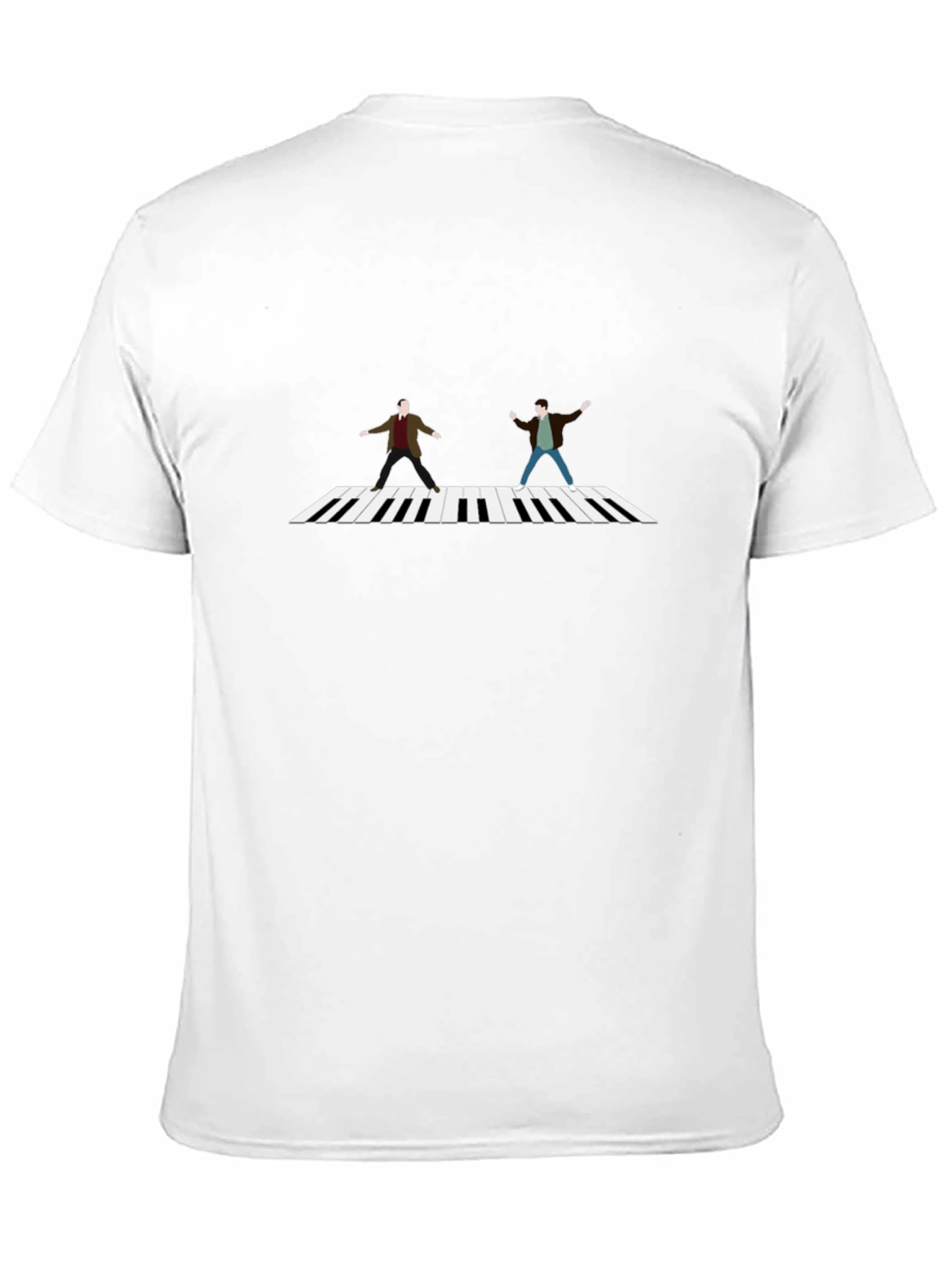 Black Walking Piano Black T-Shirt view 11