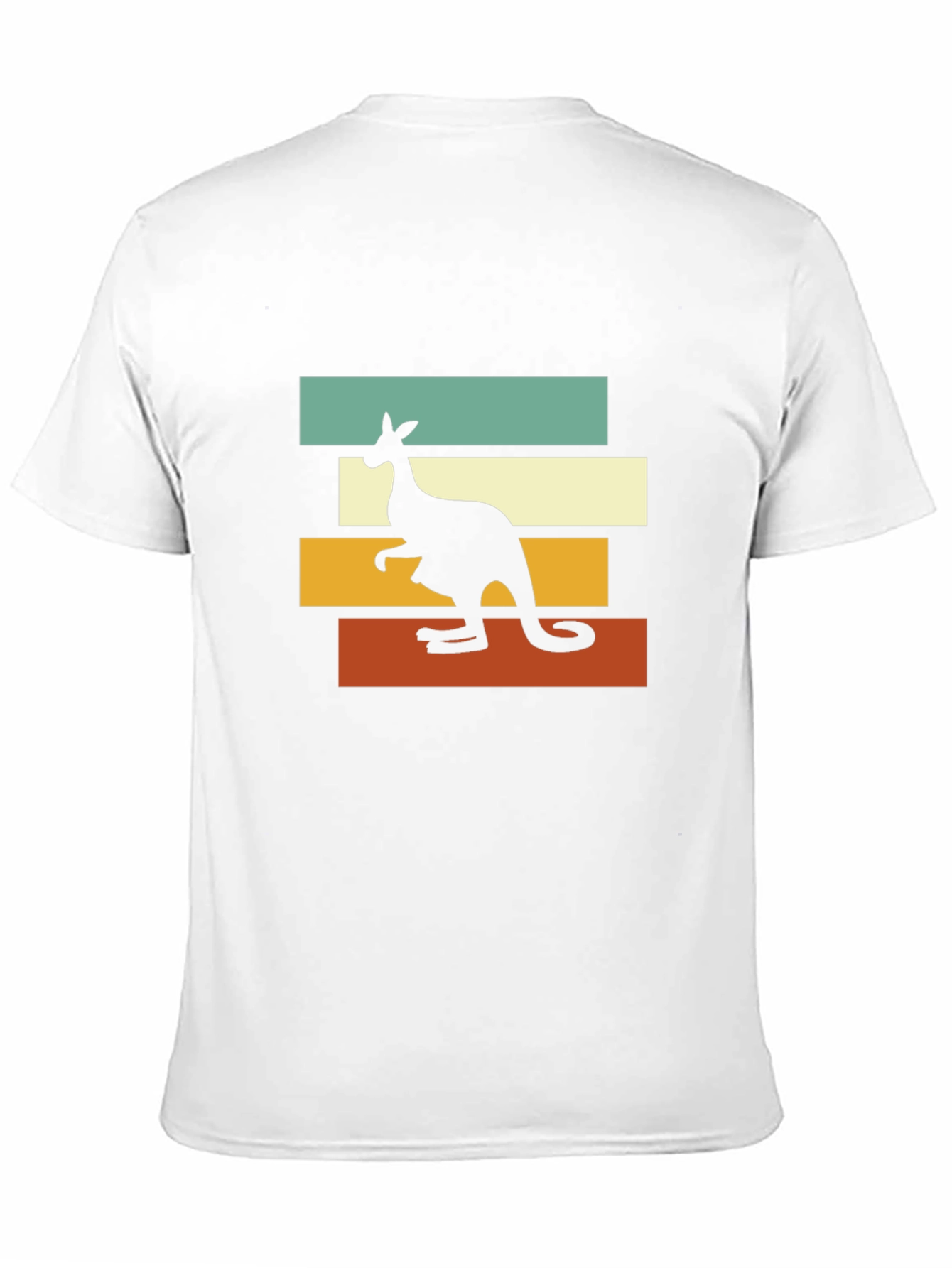 Black Retro Kangaroo T-Shirt - Vintage Style Aussie Tee view 11