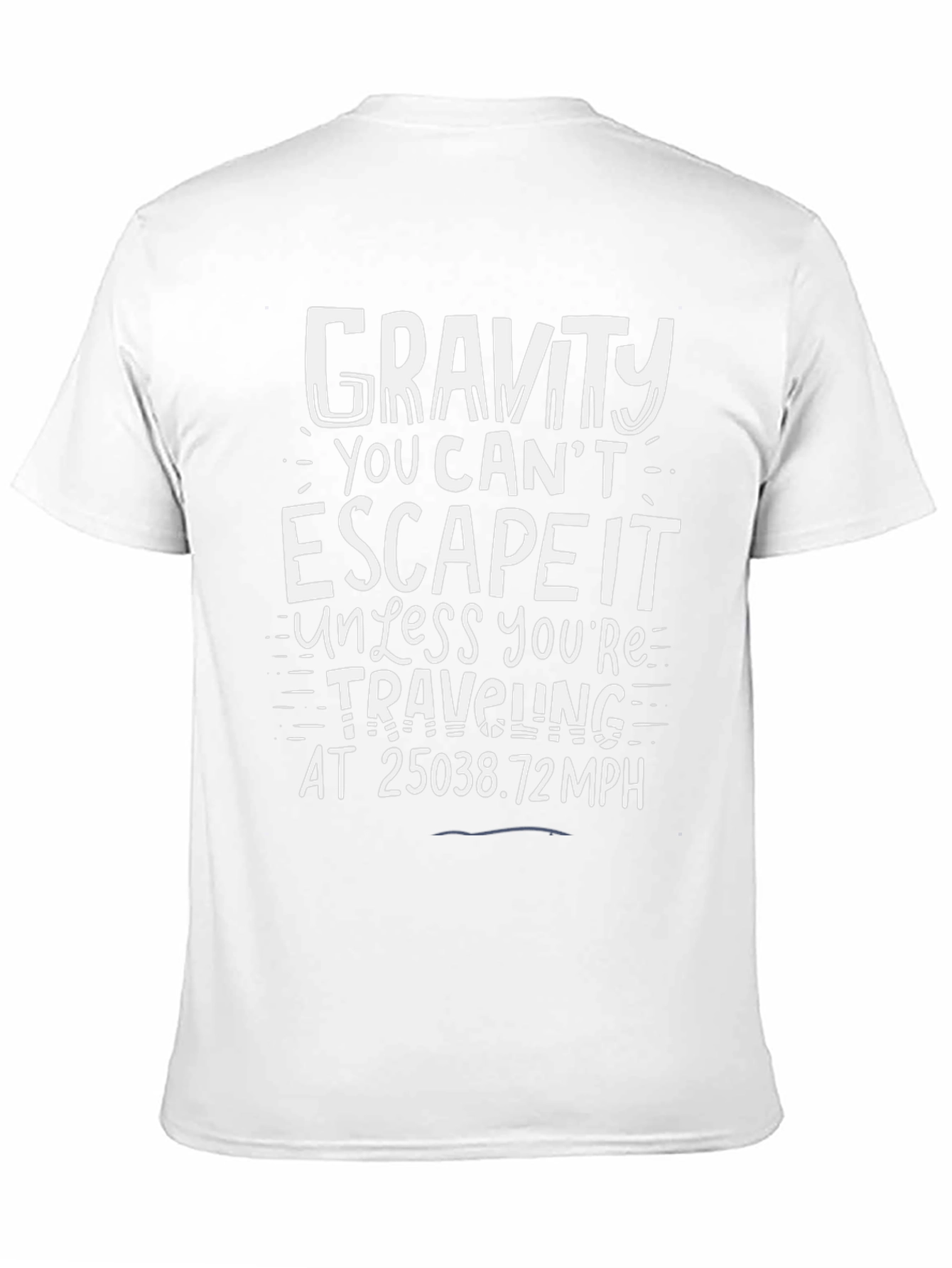 Black Gravity T-Shirt: You Can't Escape It! view 11