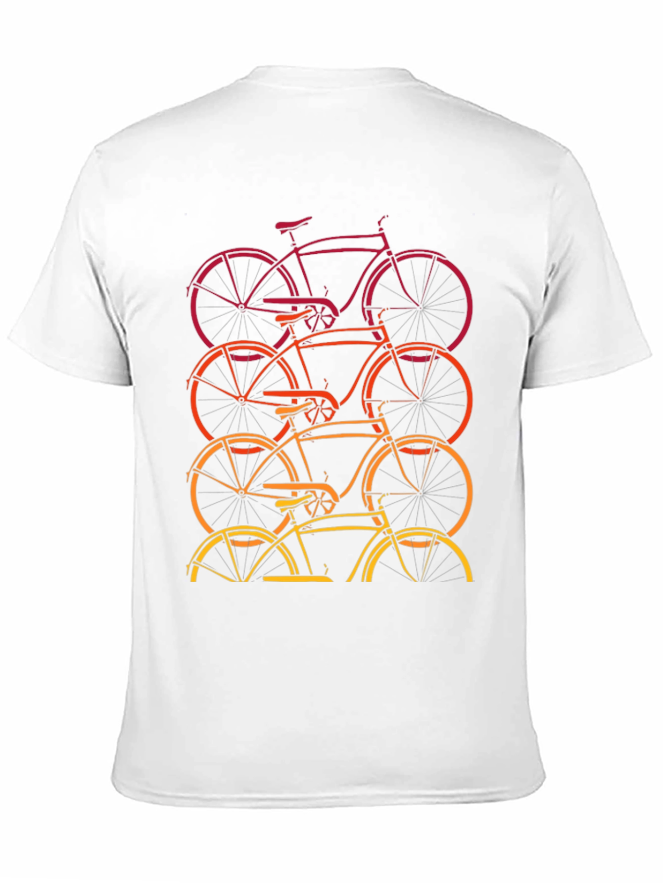 Black Retro Bike Stack Graphic Tee view 11