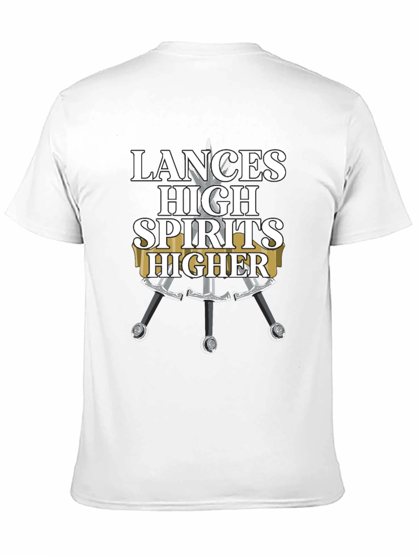 Black Lances High Spirits Higher Black T-Shirt view 11
