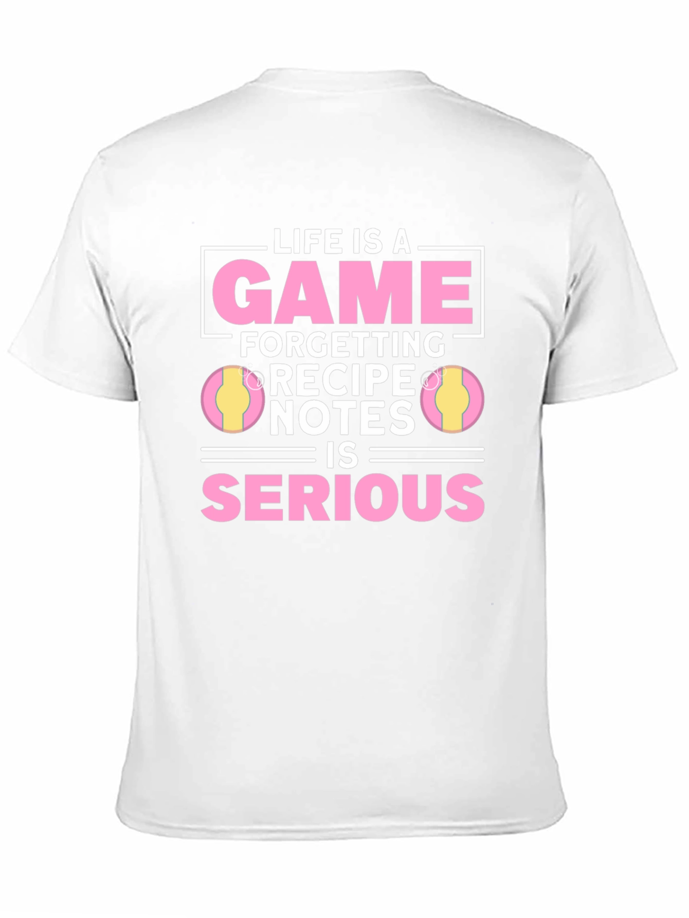 Black Life is a Game Recipe T-Shirt view 11