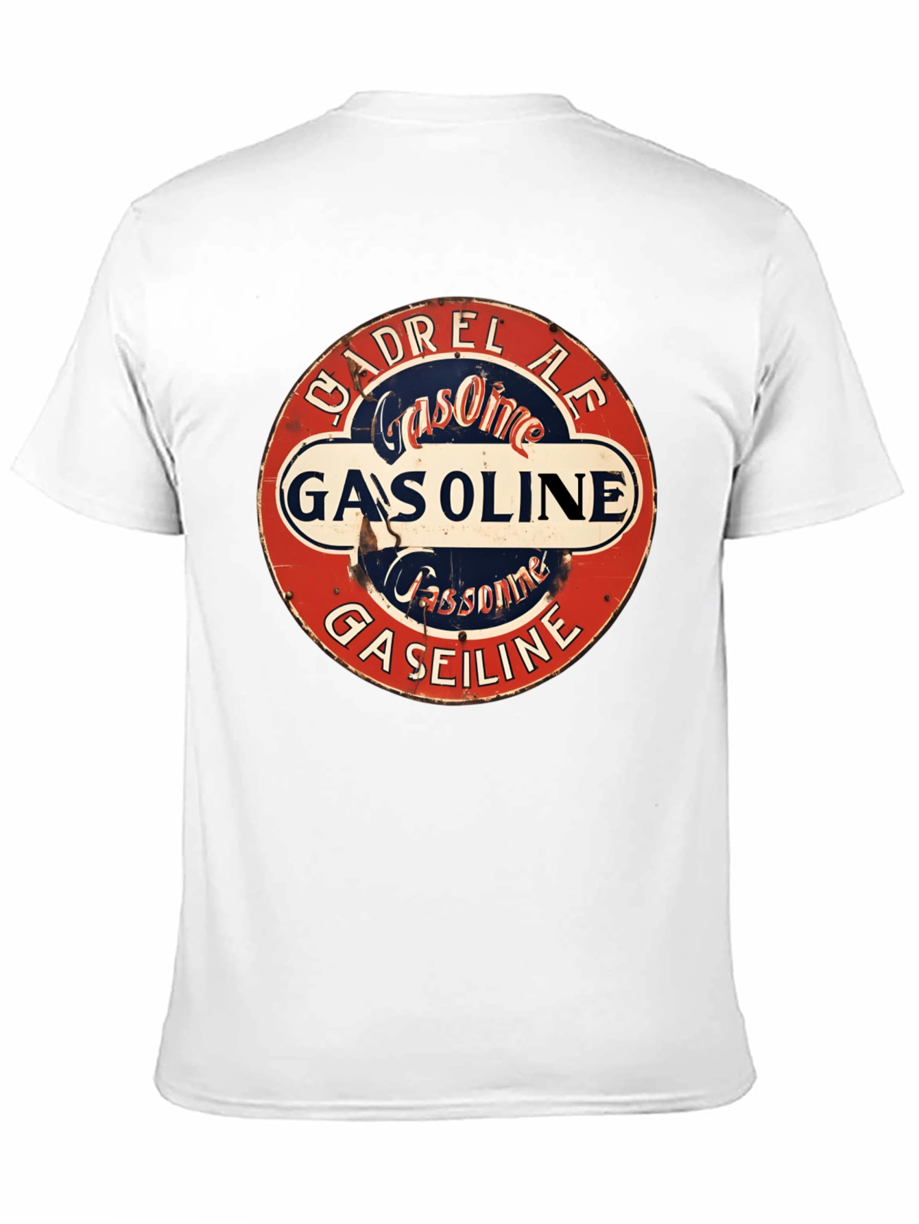 Black Vintage CADREL AE Gasoline Graphic T-Shirt view 11