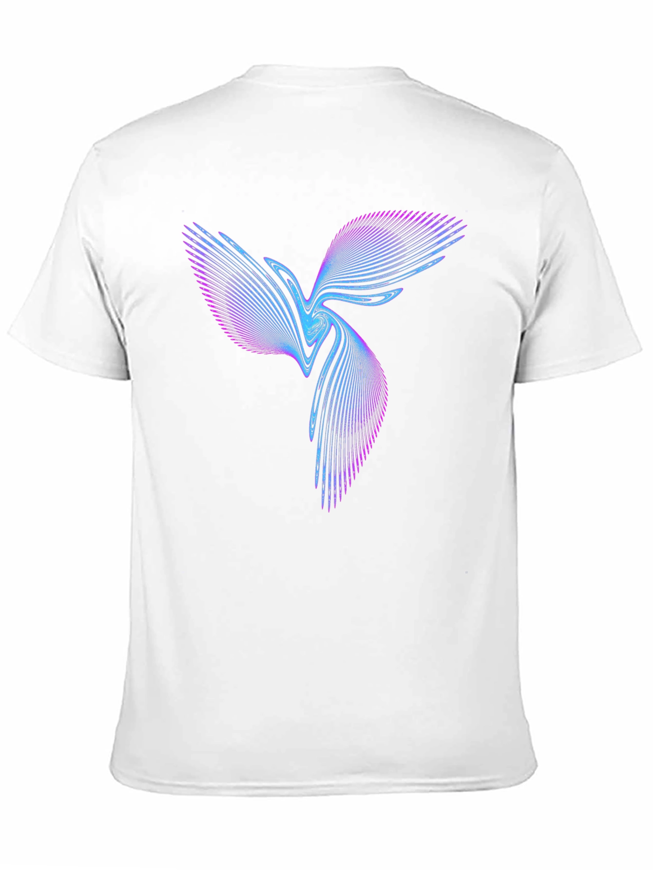 Abstract Graphic Print Black T-Shirt - 11