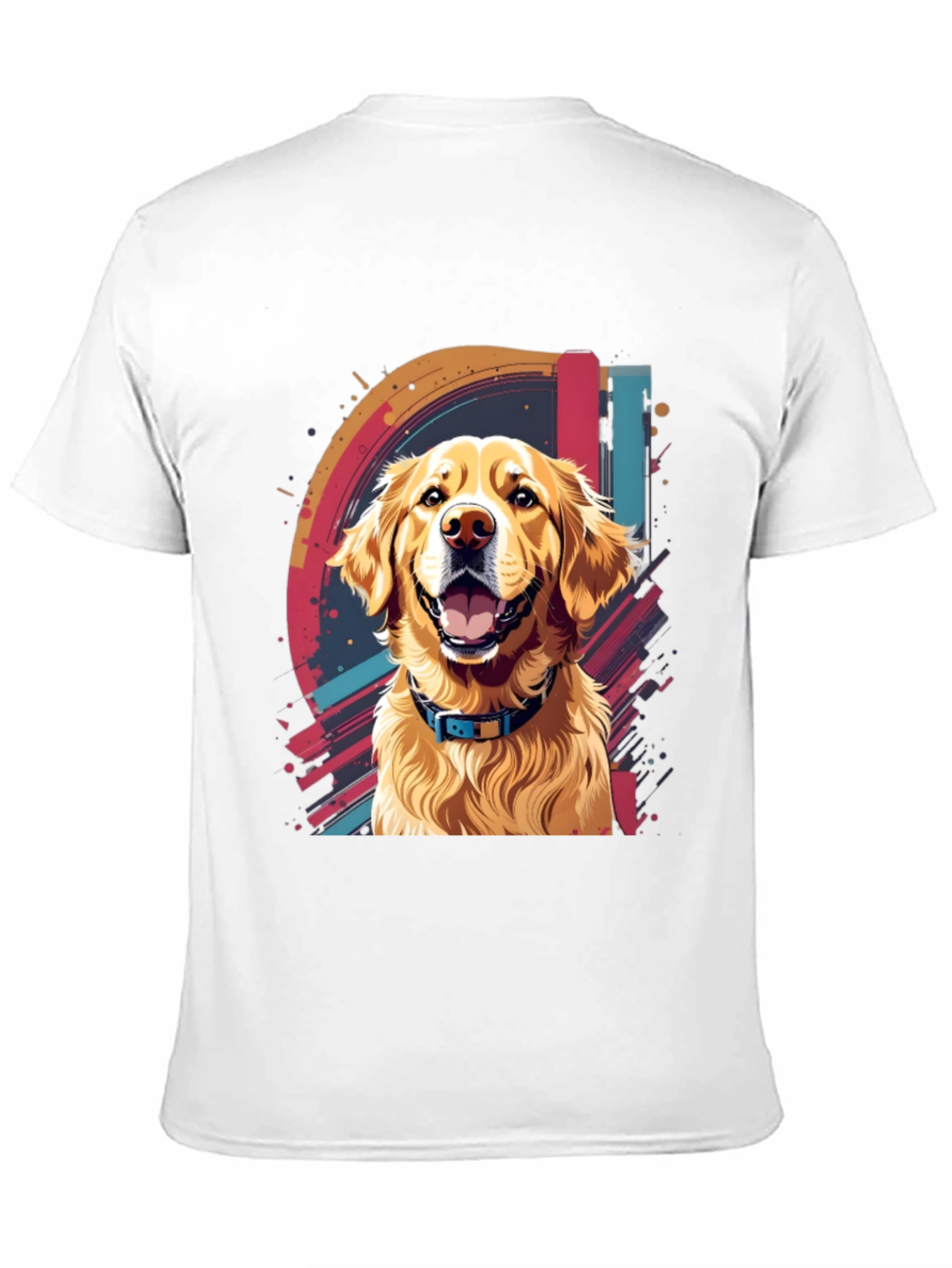 Dog Graphic Tee - Golden Retriever Art - 11
