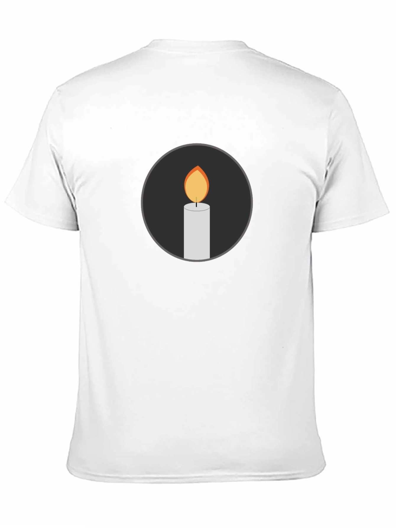 Black Candle Graphic Black T-Shirt view 11