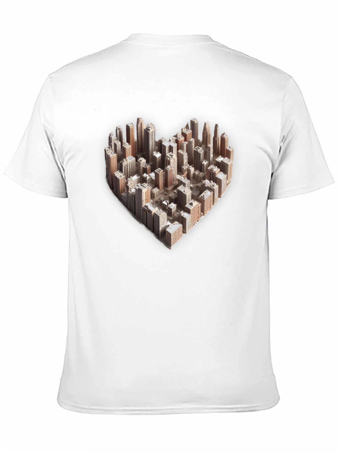 Black Heart of the City Tee - Urban Love T-Shirt view 11