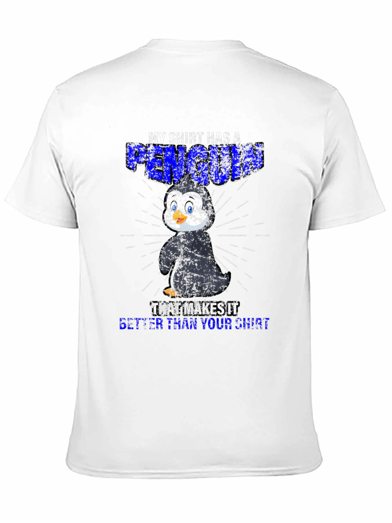 Black Penguin Graphic T-Shirt: Better Than Your Shirt! view 11