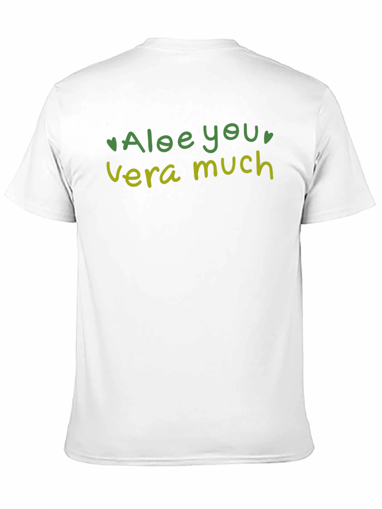 Black Aloe You Vera Much Graphic Tee - Cute Plant Lover T-Shirt view 11